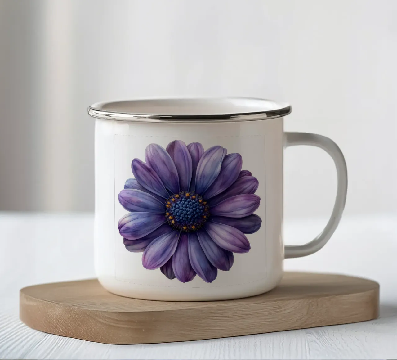 Osteospermum Fiore 1 tazza in smalto da Bold Blooms