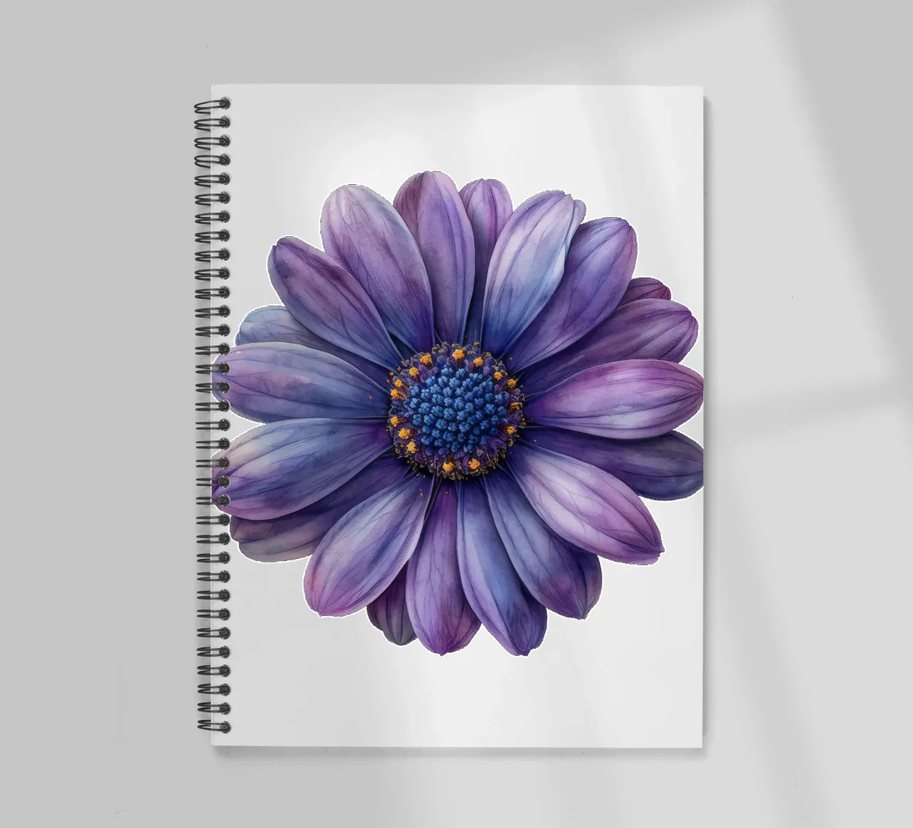 Osteospermum Flower 1 spiral notebook by Bold Blooms