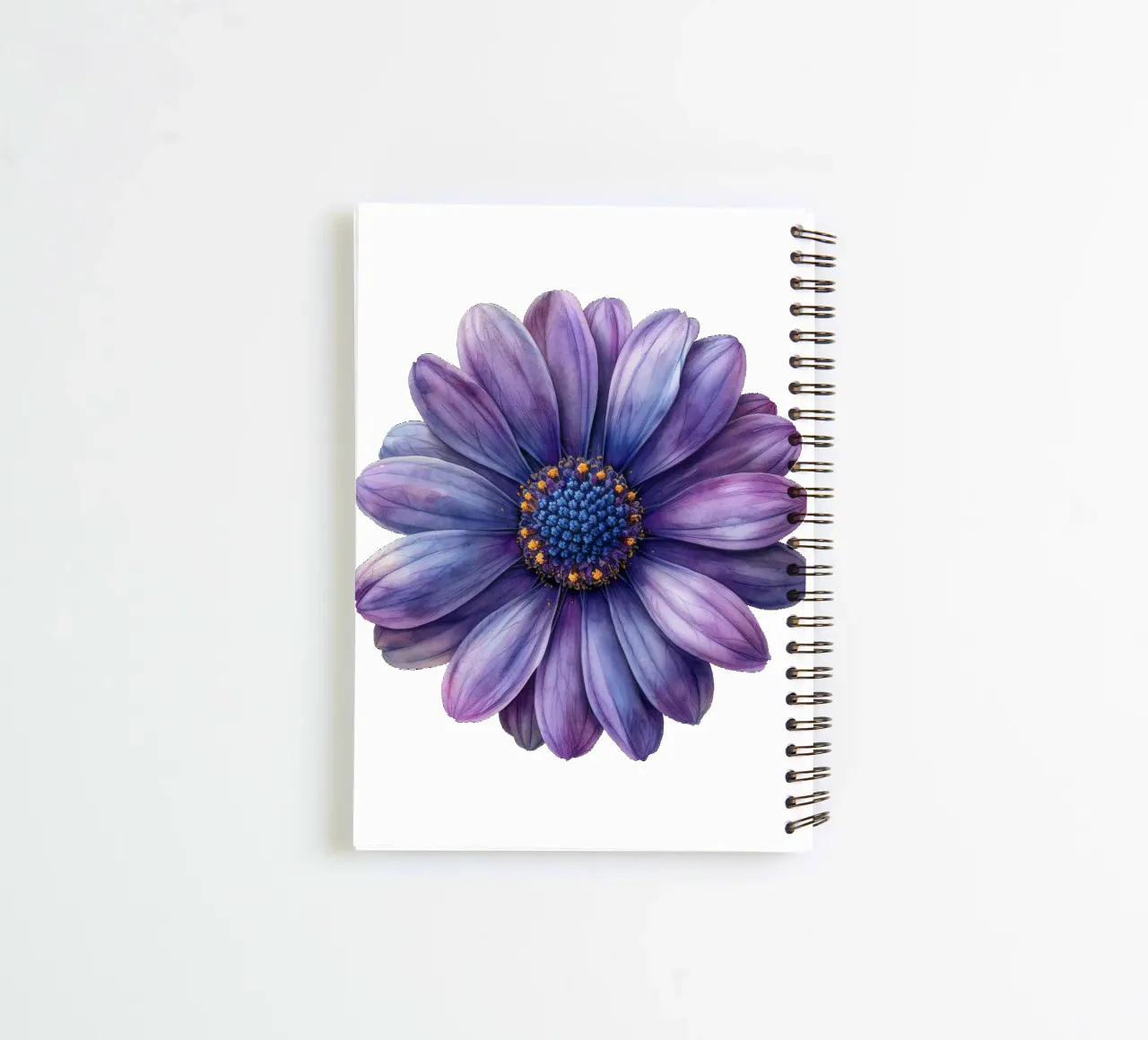 Osteospermum Flower 1 spiral notebook by Bold Blooms