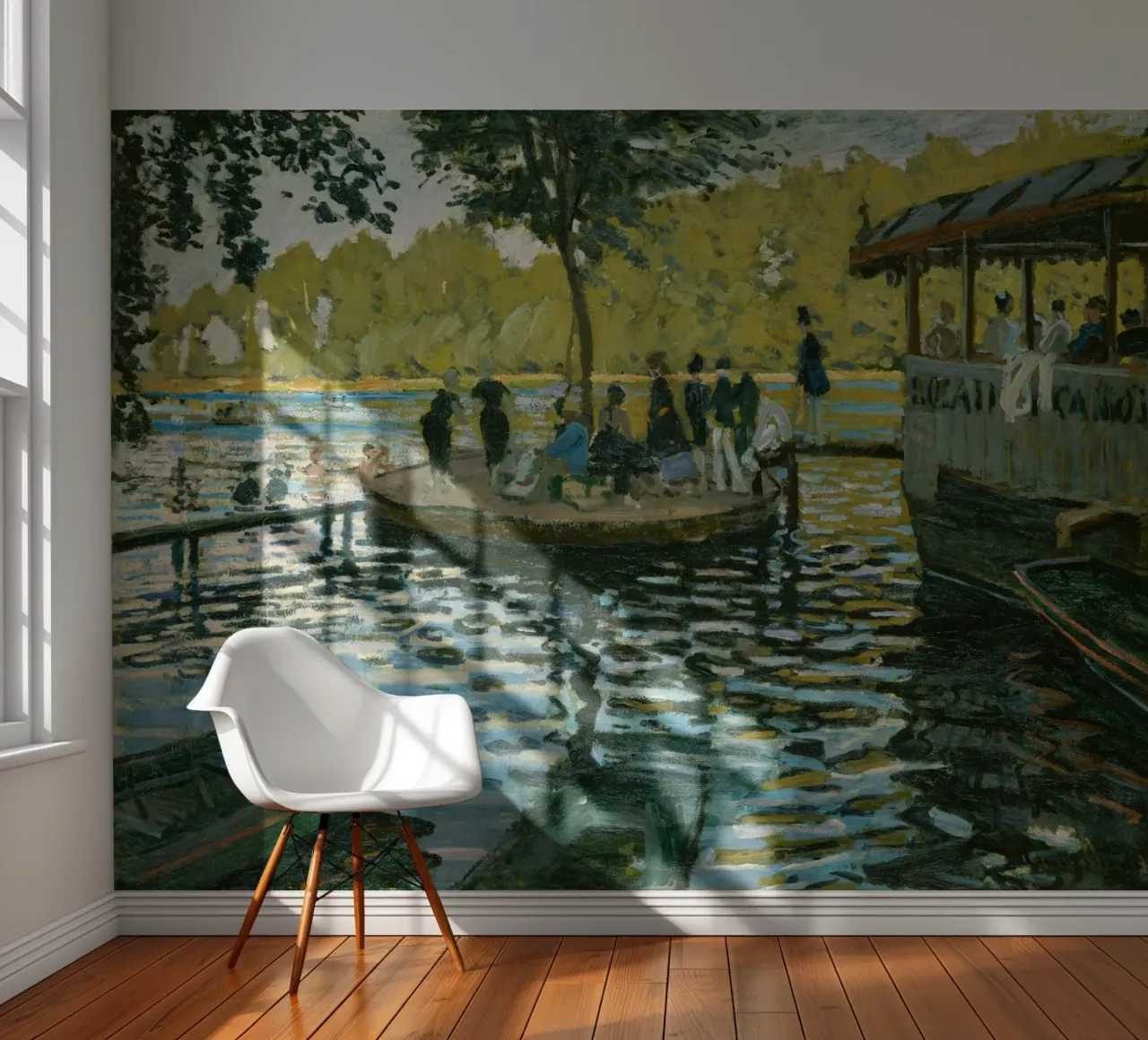 Claude Monet - De kikkervijver fotobehang van Timeless Artworks