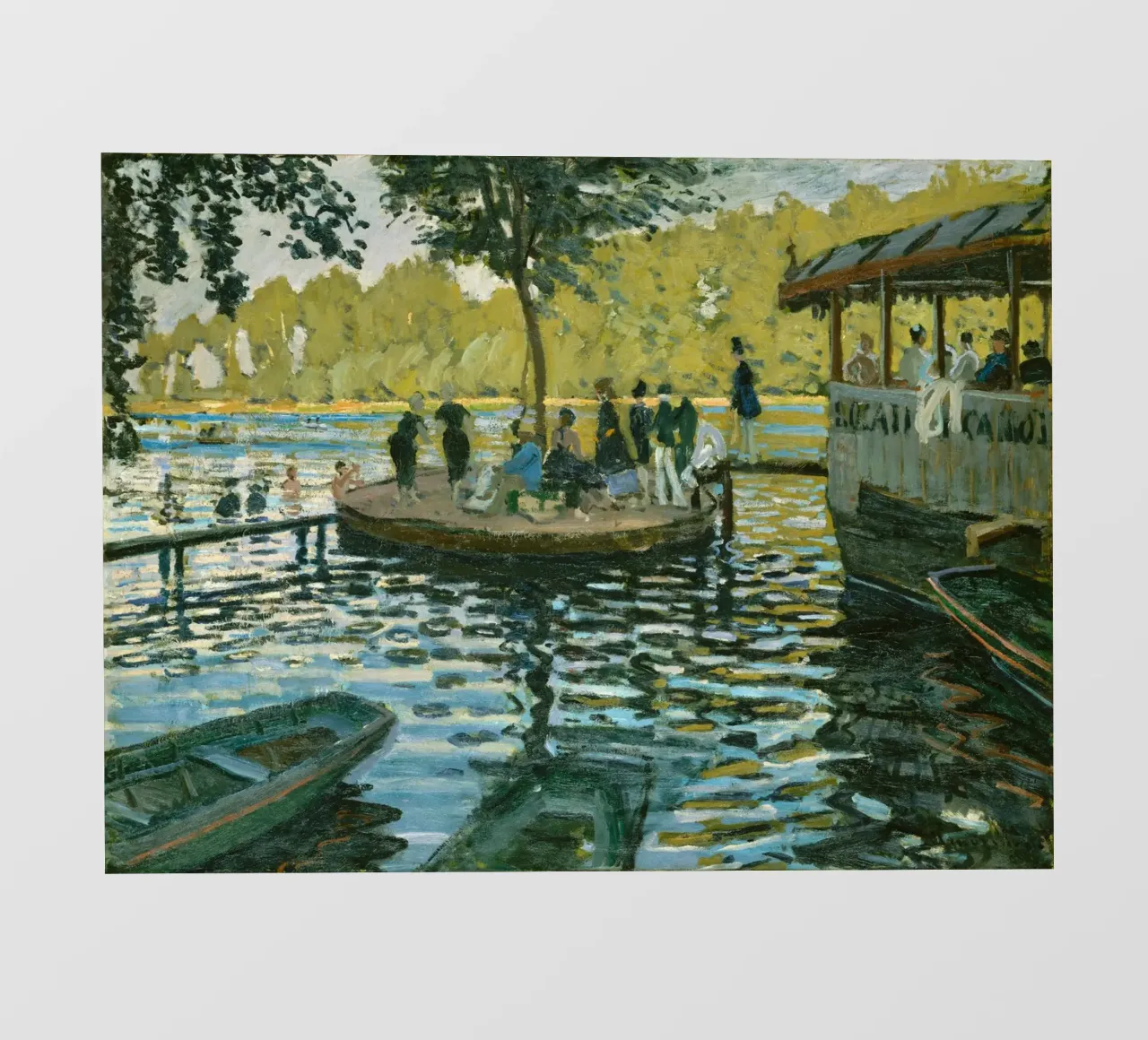 Claude Monet - Lo stagno delle rane telo in pvc da Timeless Artworks