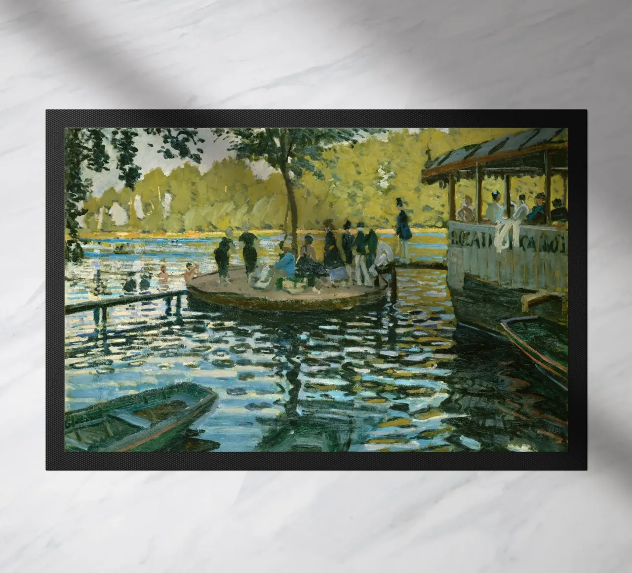 Claude Monet - Lo stagno delle rane zerbino da Timeless Artworks
