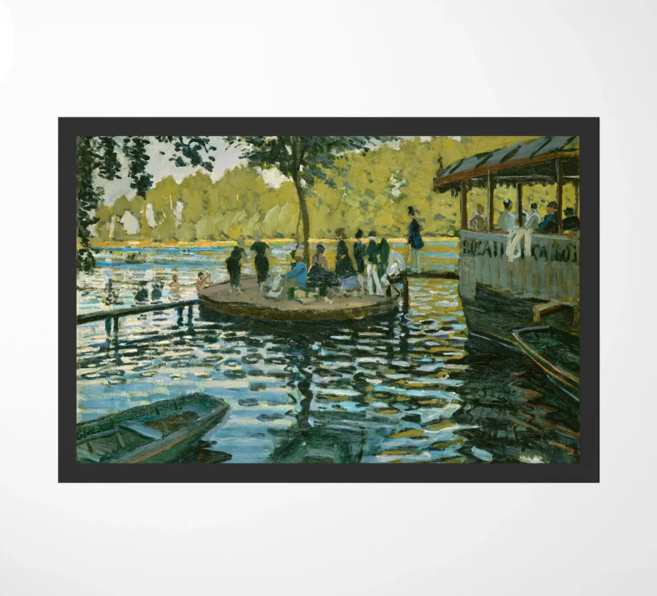 Claude Monet - Lo stagno delle rane zerbino da Timeless Artworks