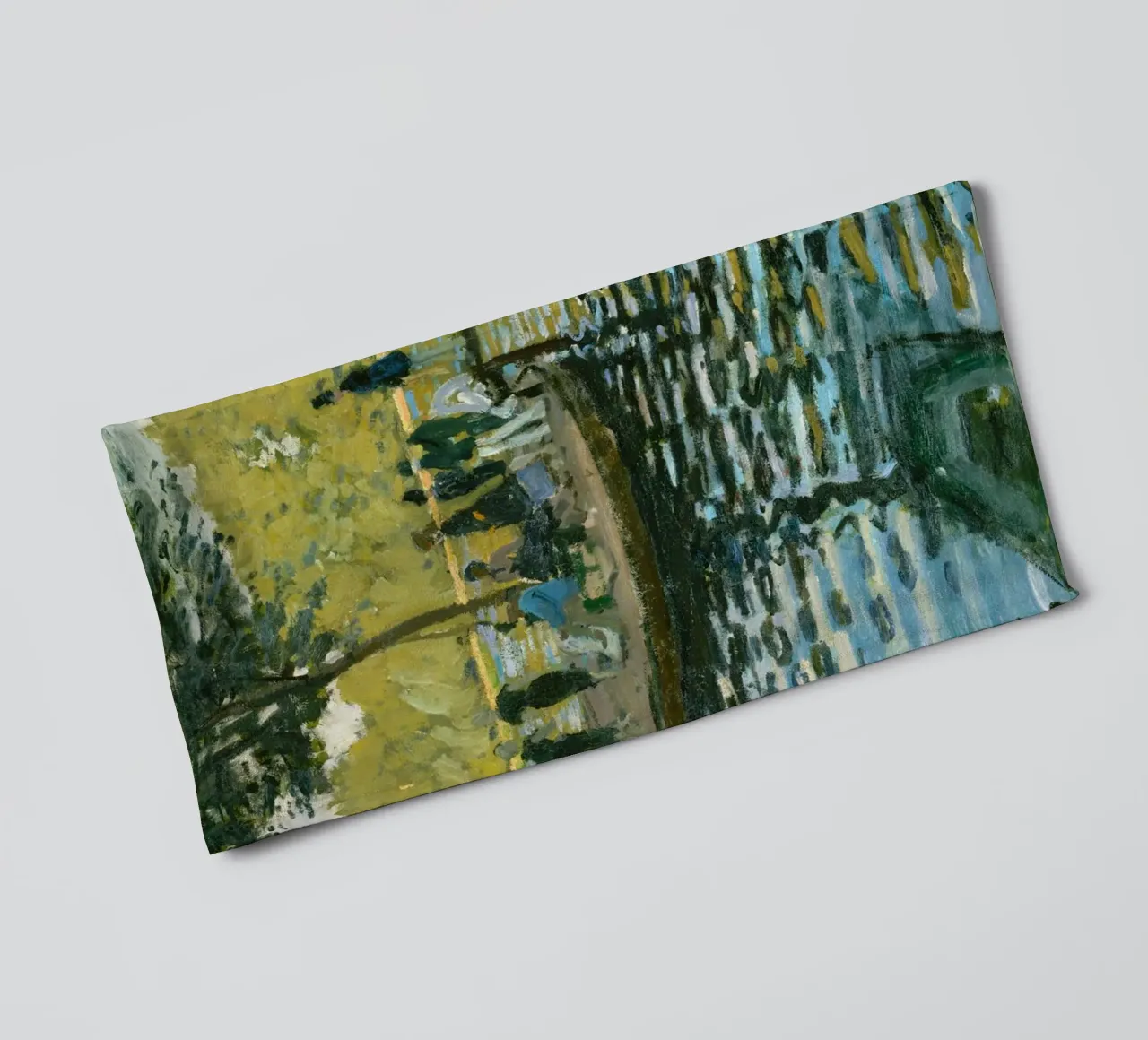 Claude Monet - Lo stagno delle rane asciugamano da bagno da Timeless Artworks