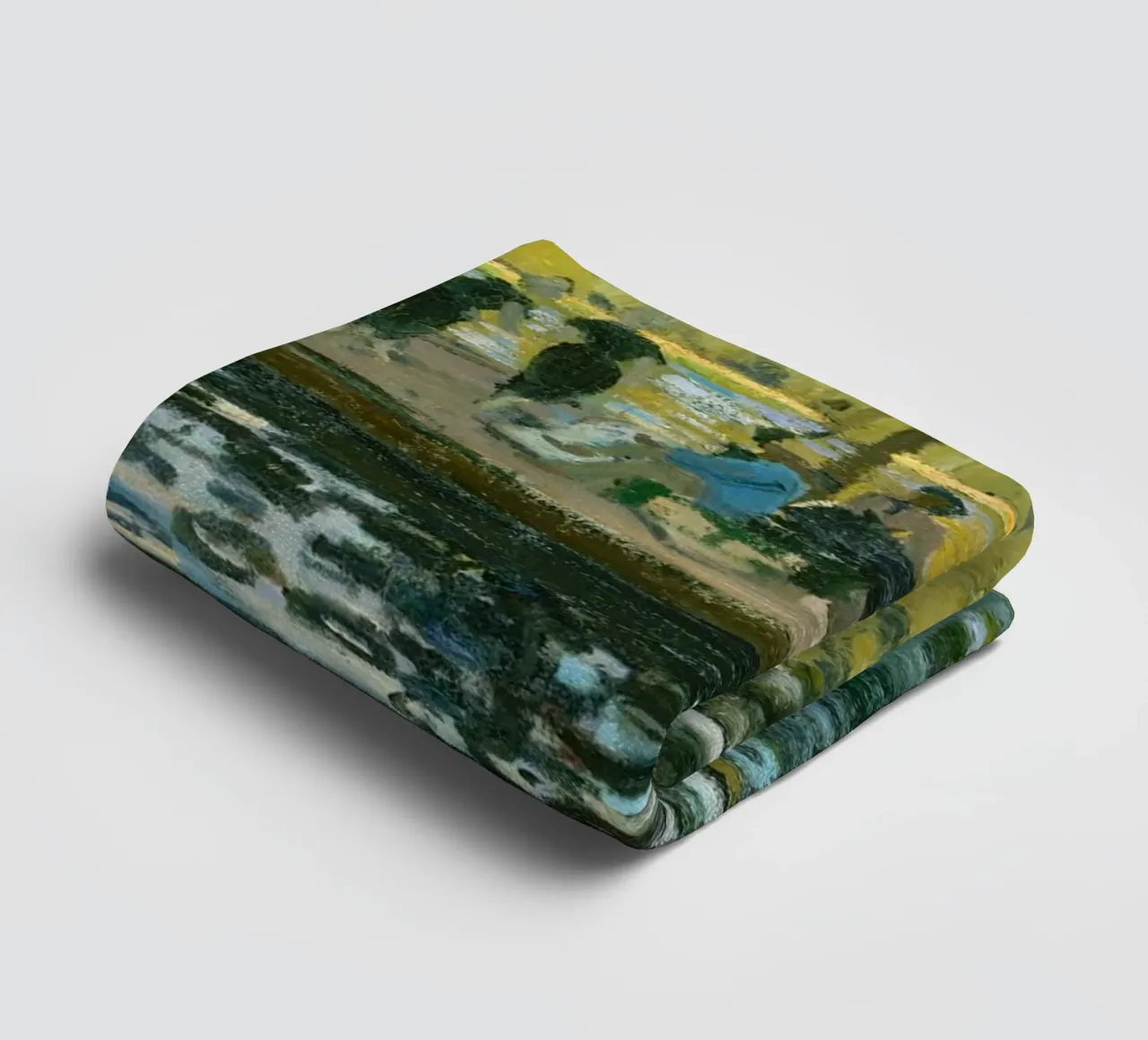 Claude Monet - Lo stagno delle rane asciugamano da bagno da Timeless Artworks