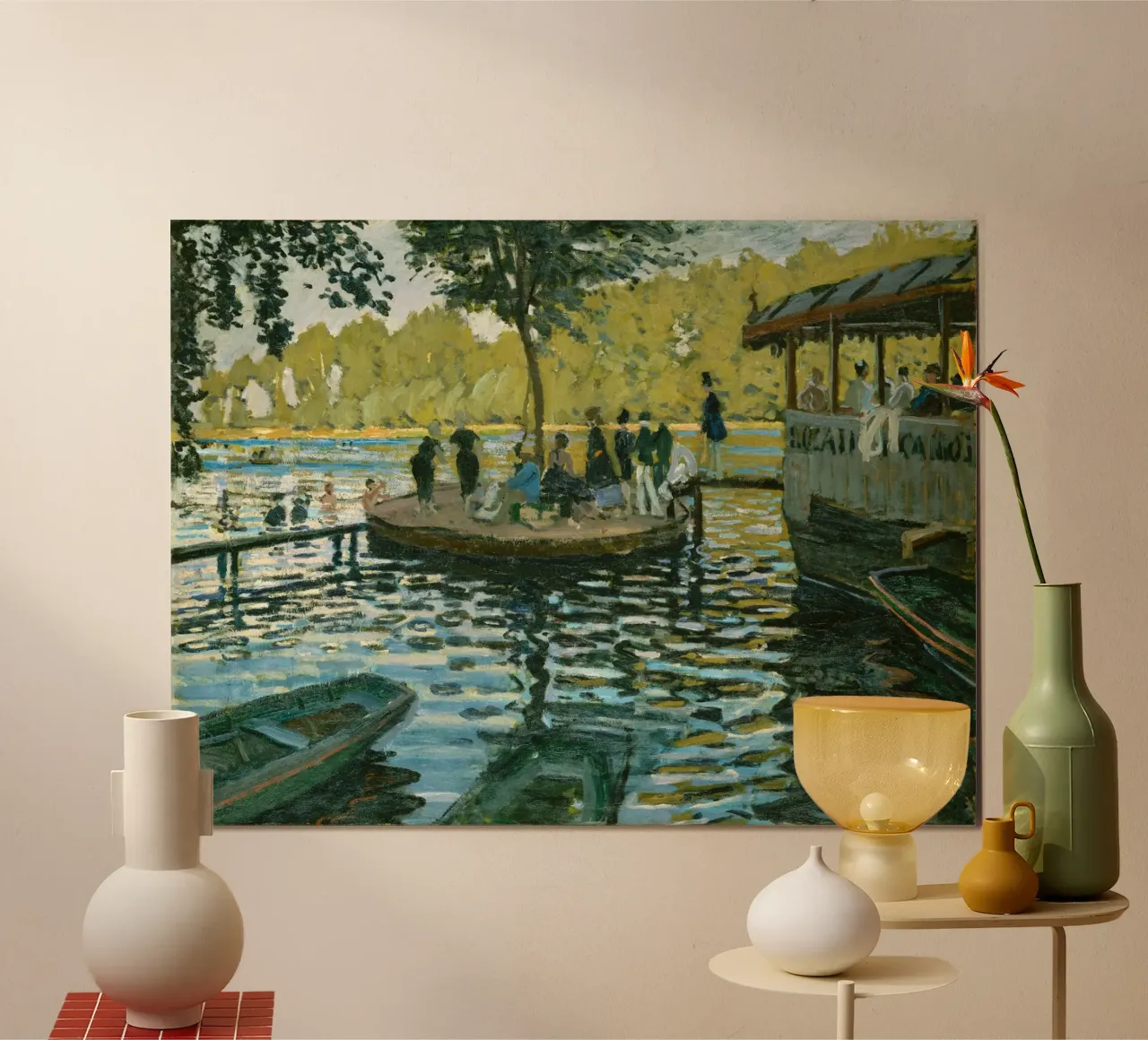 Claude Monet - Der Froschteich Hahnemühle von Timeless Artworks