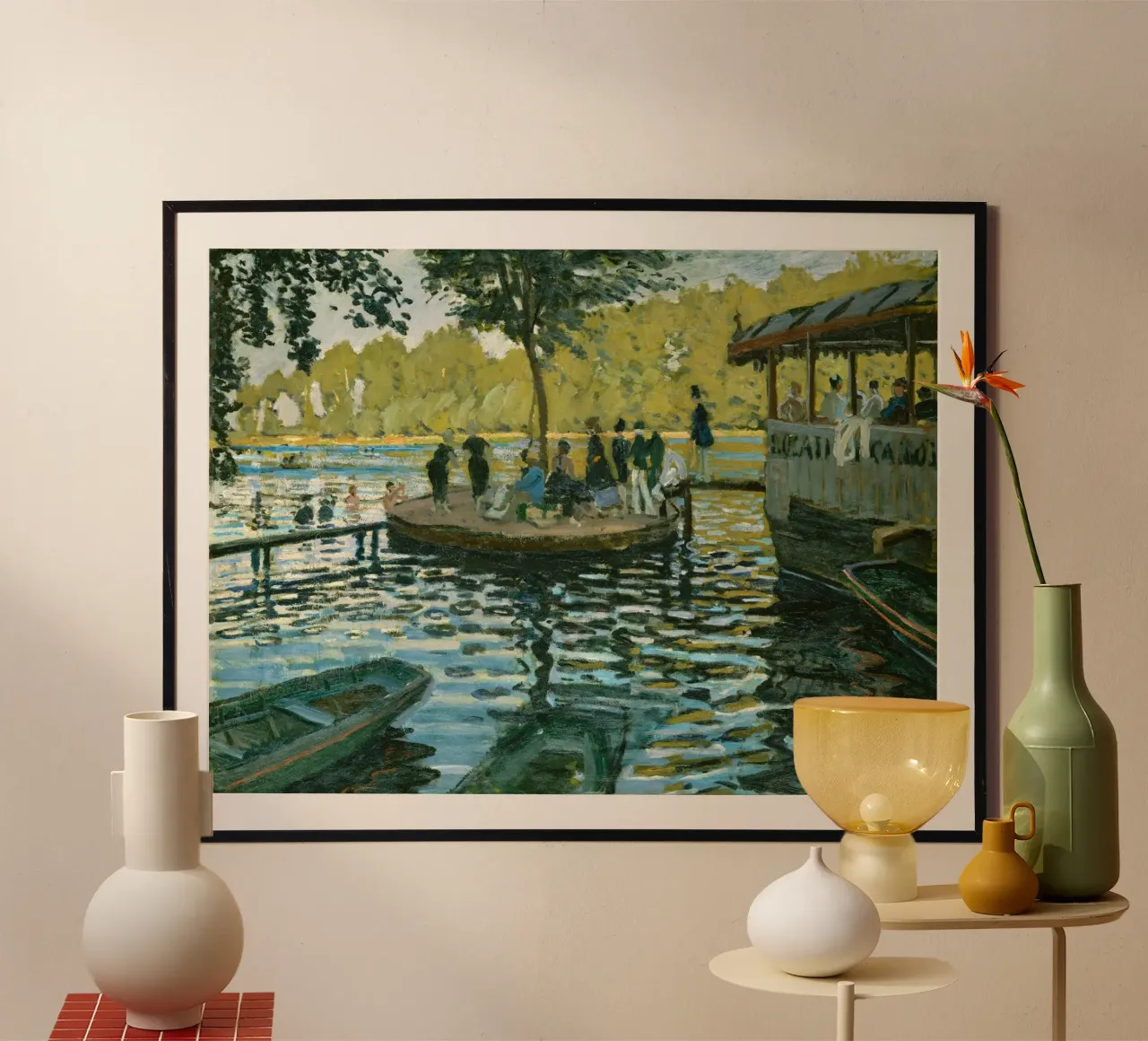 Claude Monet - Der Froschteich Hahnemühle von Timeless Artworks