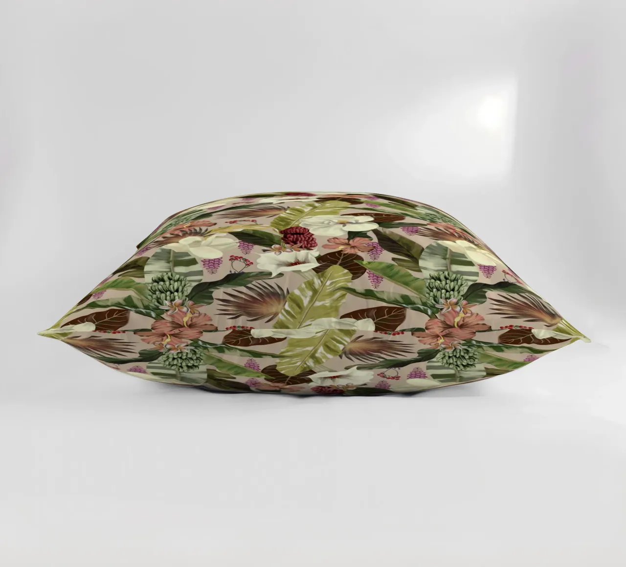 Tropical Summer breeze pattern cuscino da anisillustration