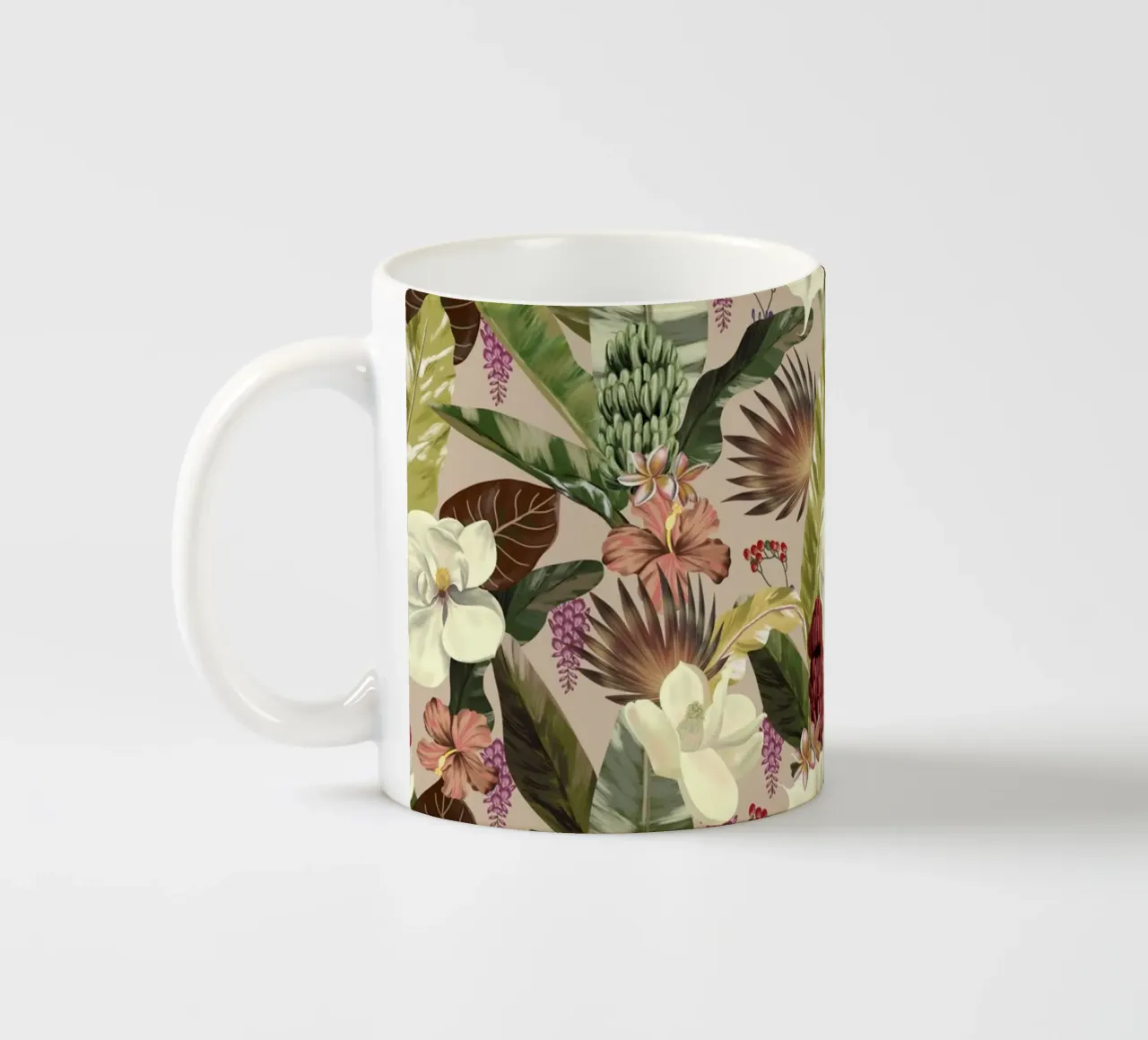 Tropical Summer breeze pattern tazza in ceramica da anisillustration