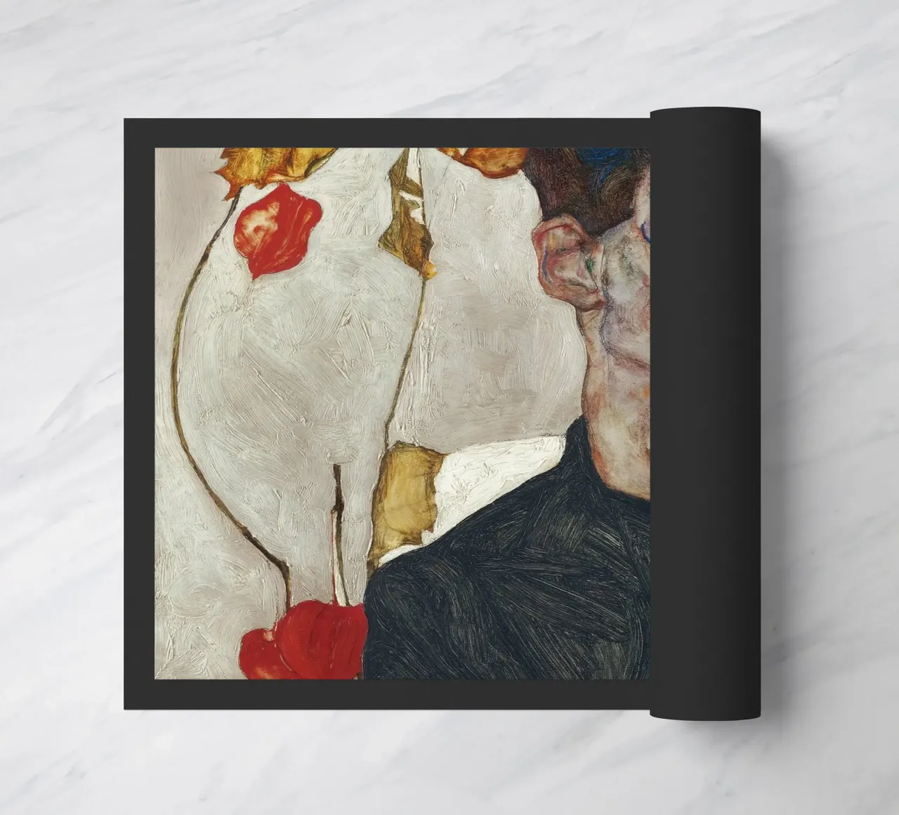 Egon Schiele - Autoritratto con Physalis zerbino da Timeless Artworks