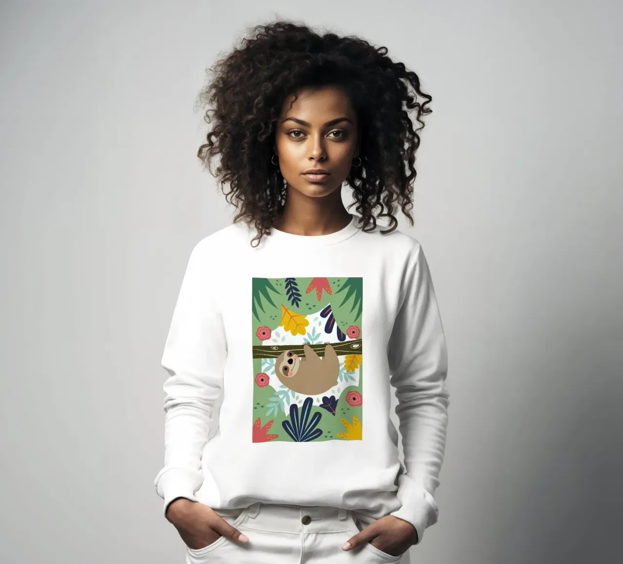 Sloth sudadera de Karin Bijlsma