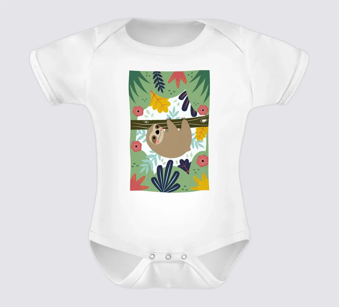 Sloth body neonato maniche corte da Karin Bijlsma