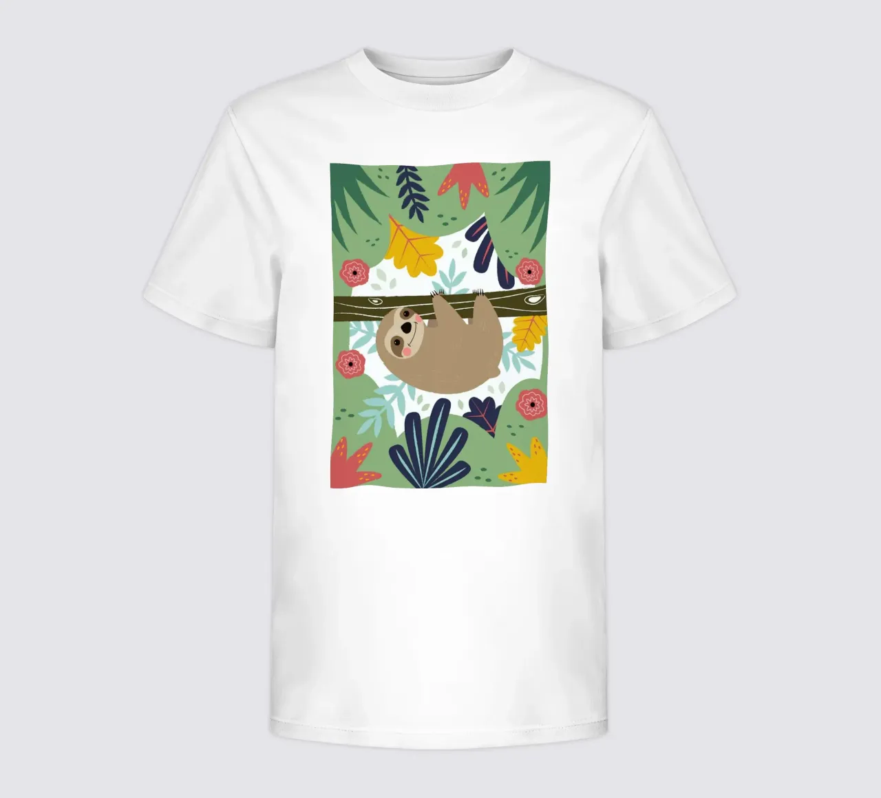 Sloth kinder t-shirt van Karin Bijlsma