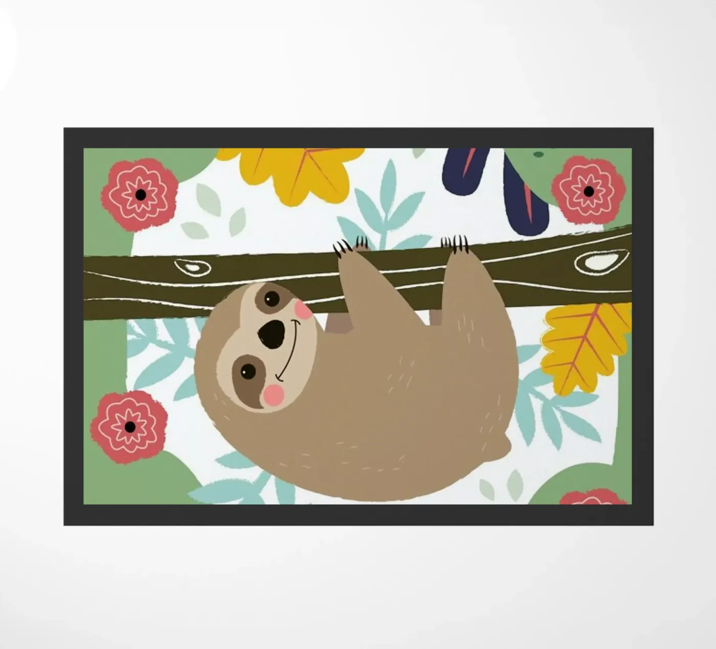 Sloth Fußmatte von Karin Bijlsma