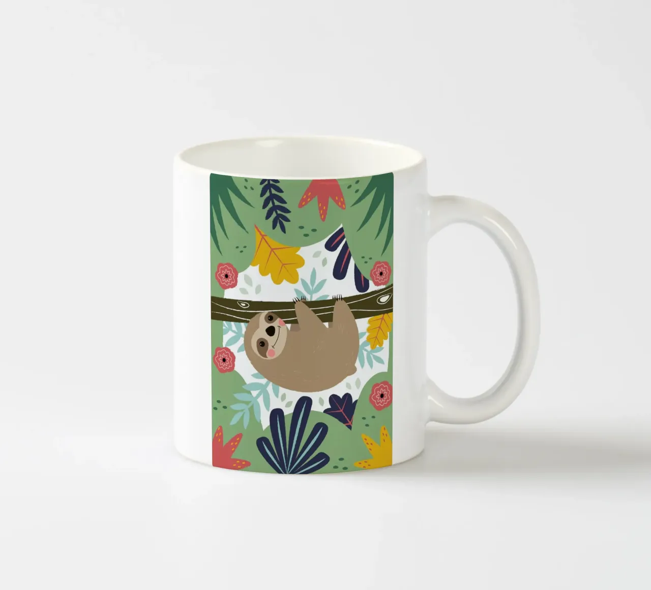 Sloth tazza in ceramica da Karin Bijlsma