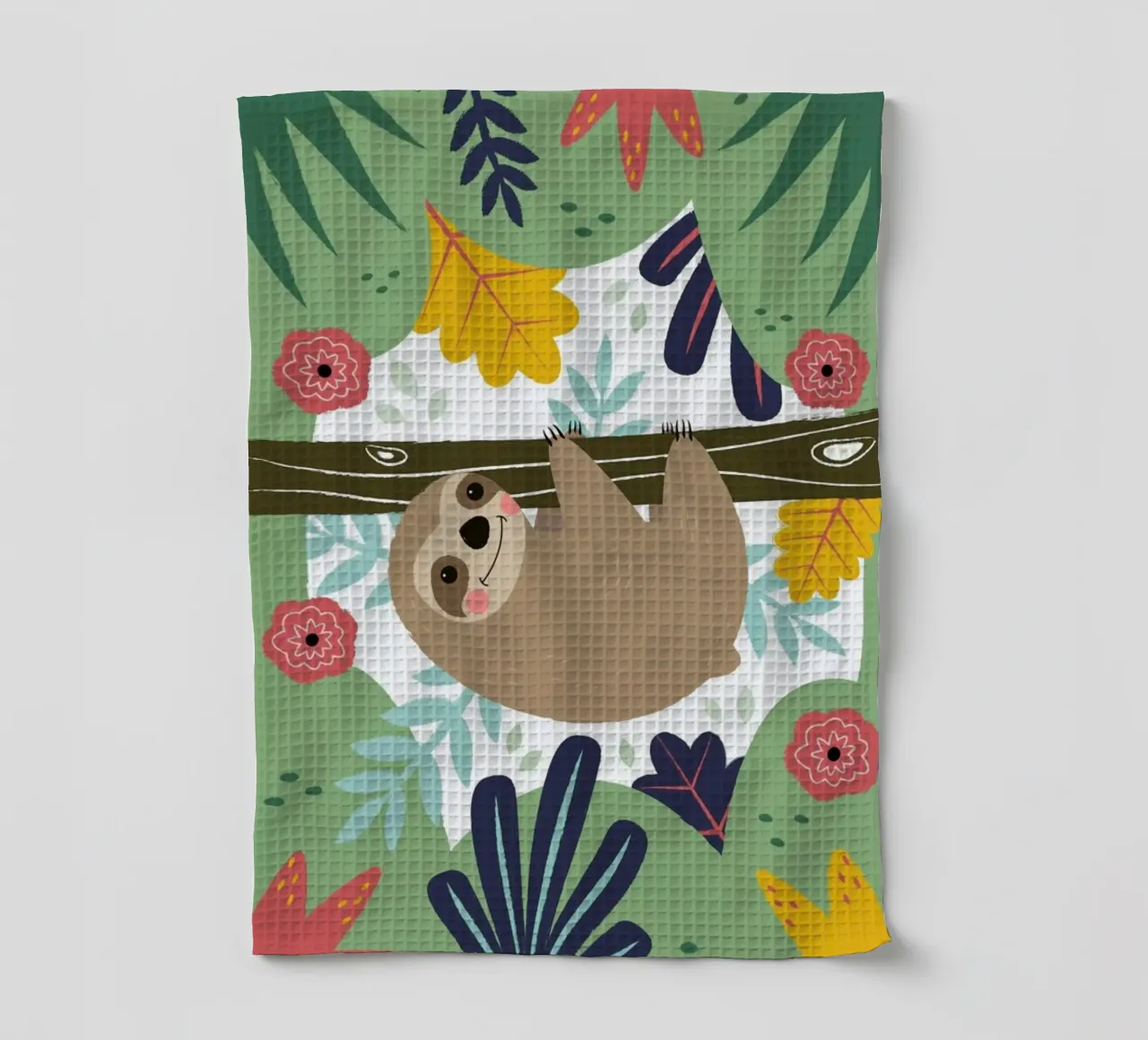 Sloth Geschirrtuch von Karin Bijlsma