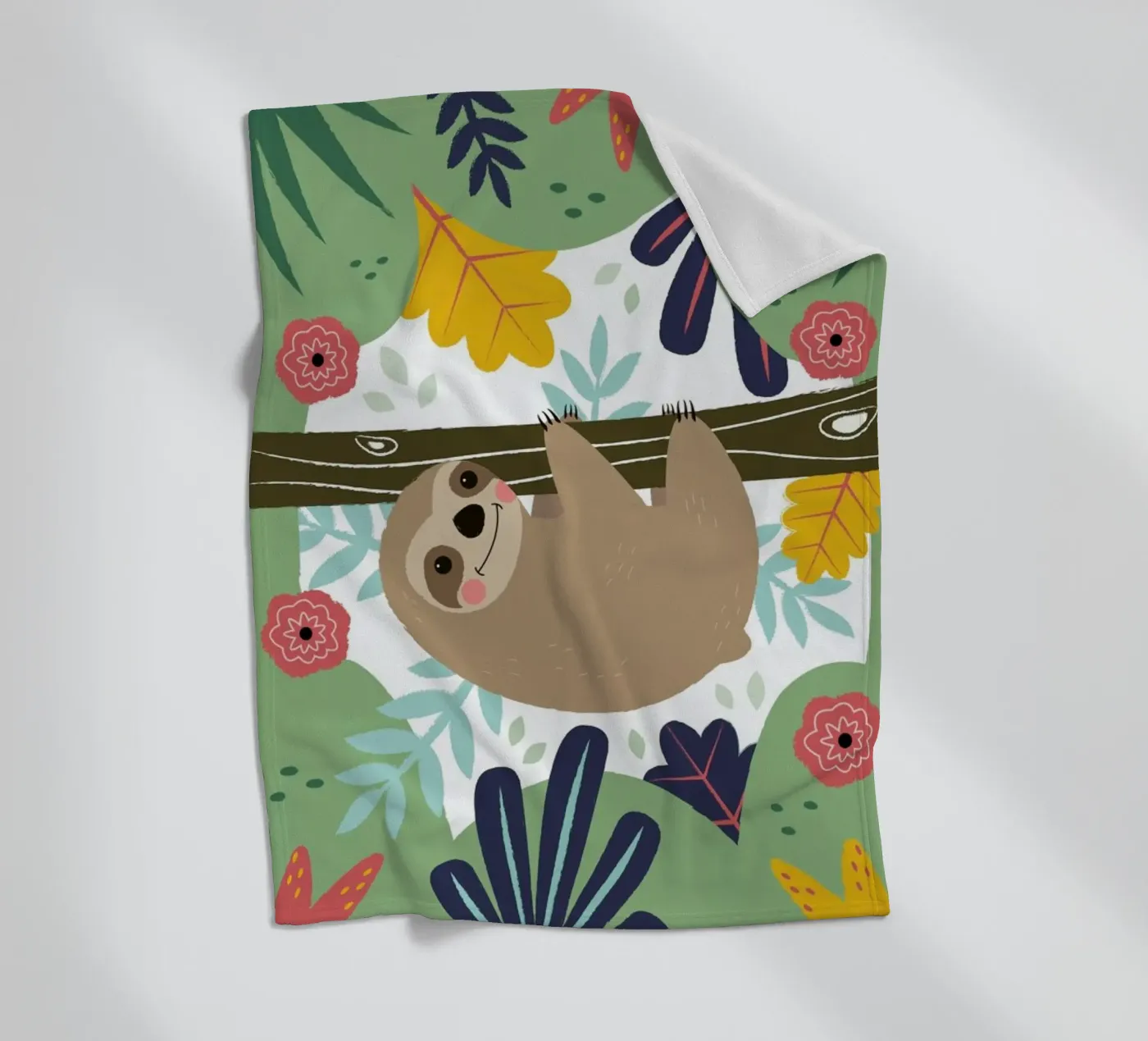 Sloth Fleecedecke von Karin Bijlsma