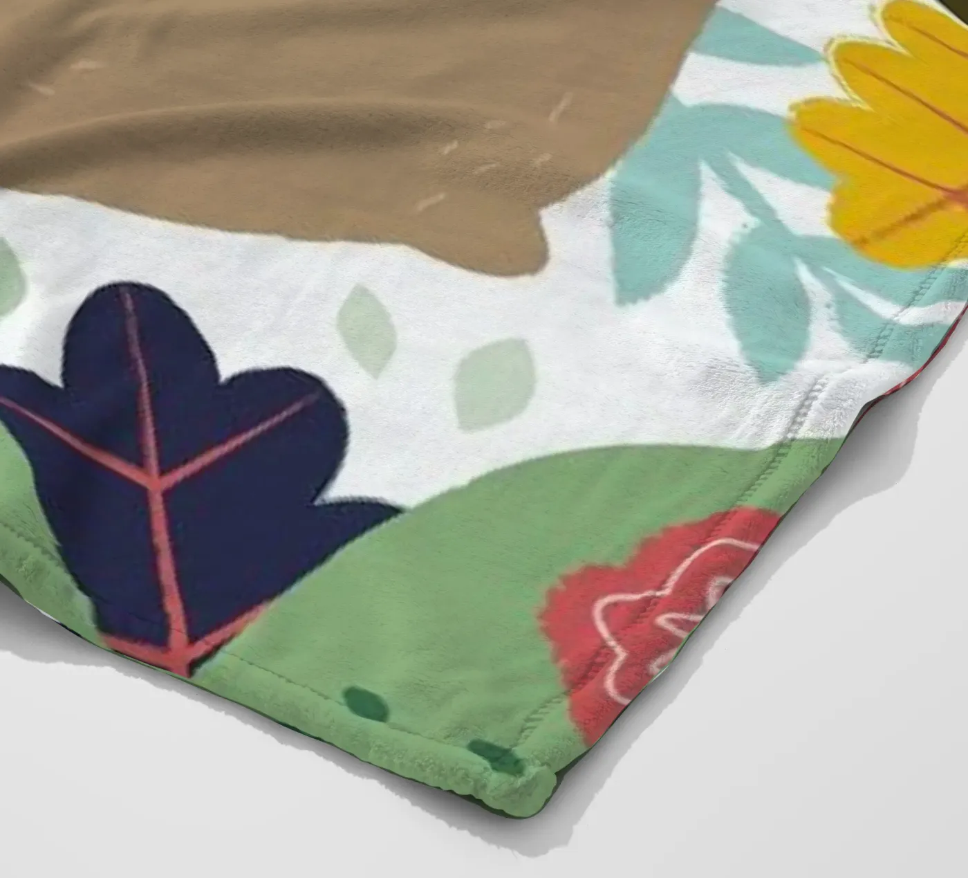 Sloth Fleecedecke von Karin Bijlsma