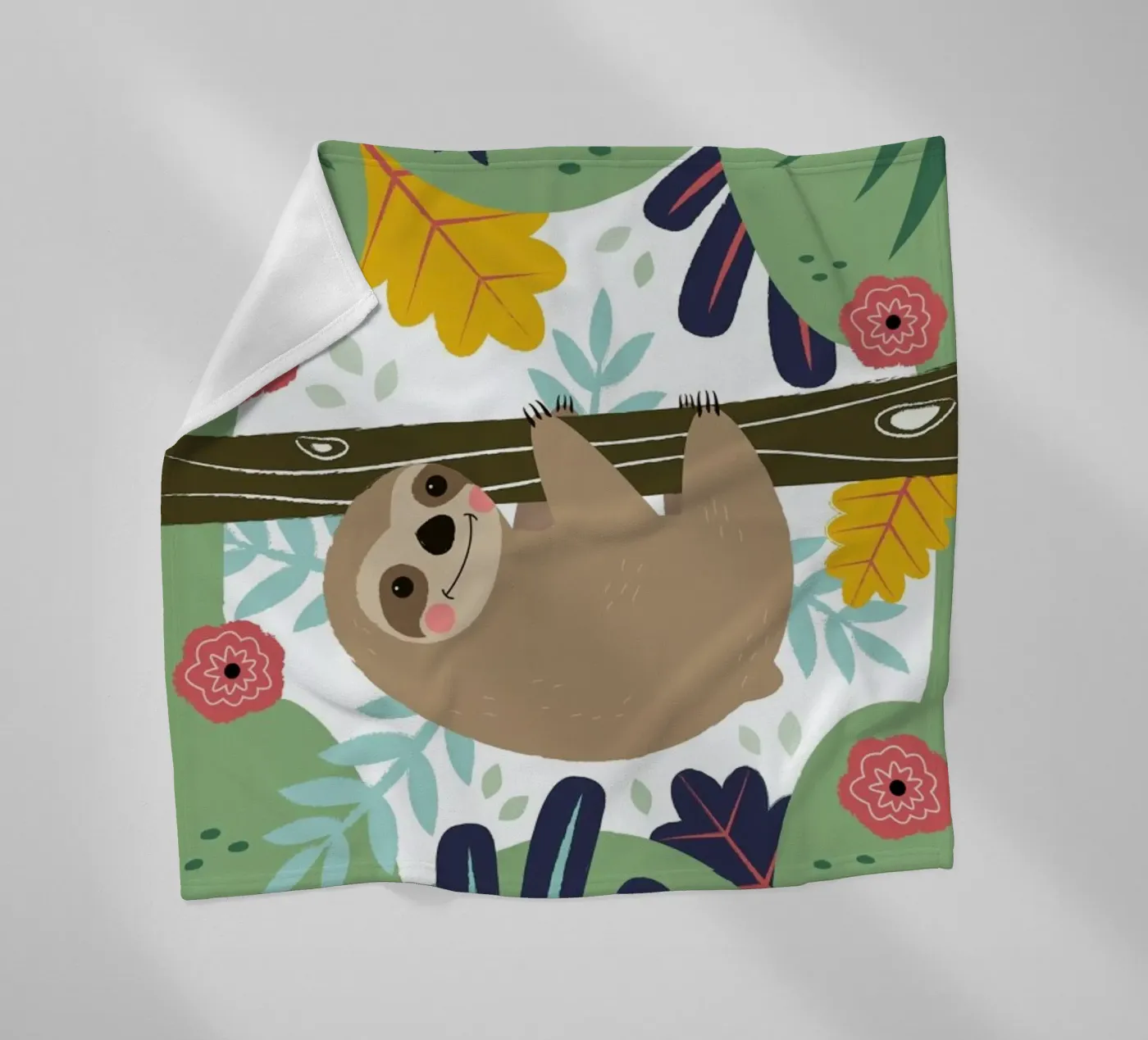 Sloth Fleecedecke von Karin Bijlsma