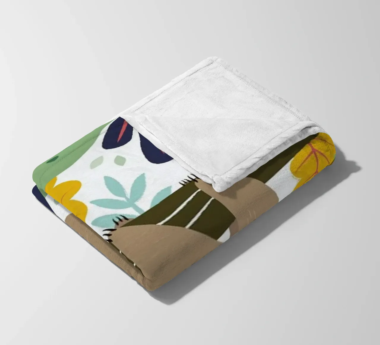 Sloth fleece blanket by Karin Bijlsma