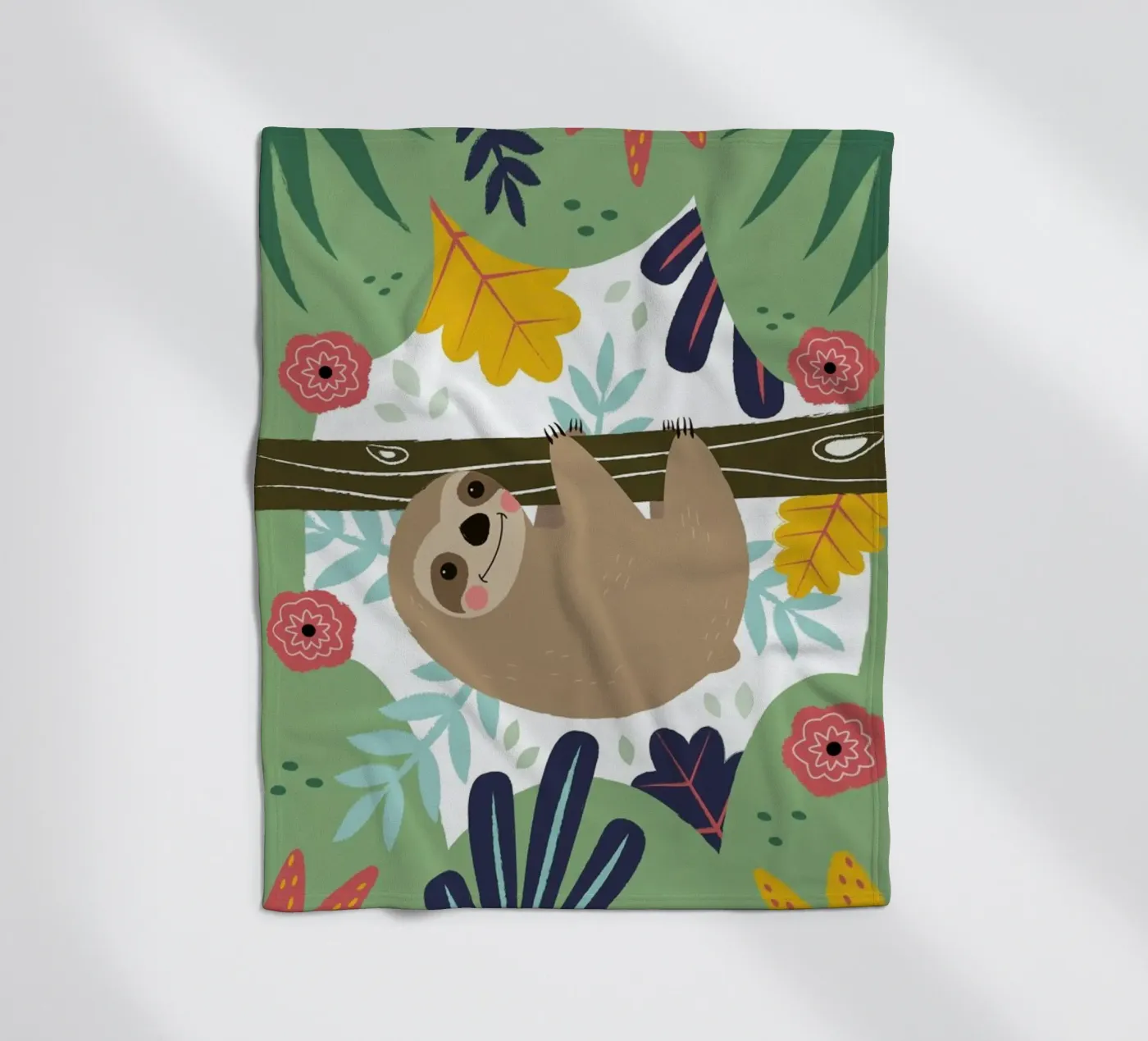 Sloth Fleecedecke von Karin Bijlsma