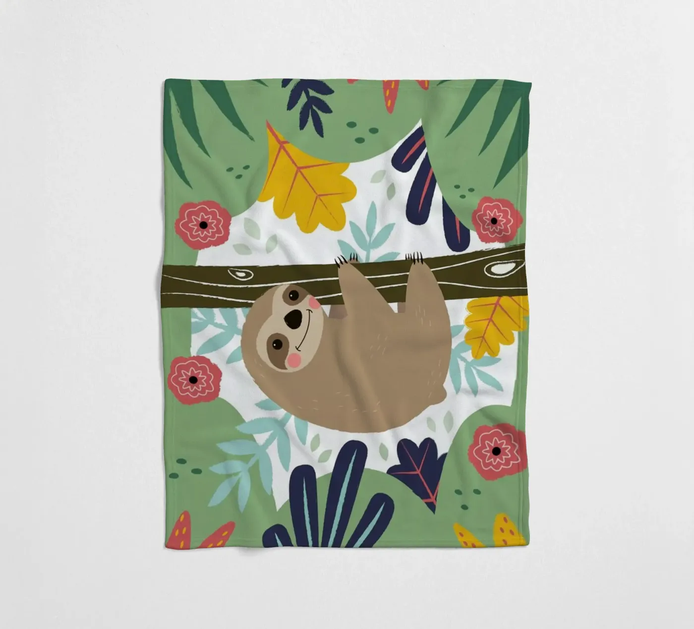 Sloth Fleecedecke von Karin Bijlsma