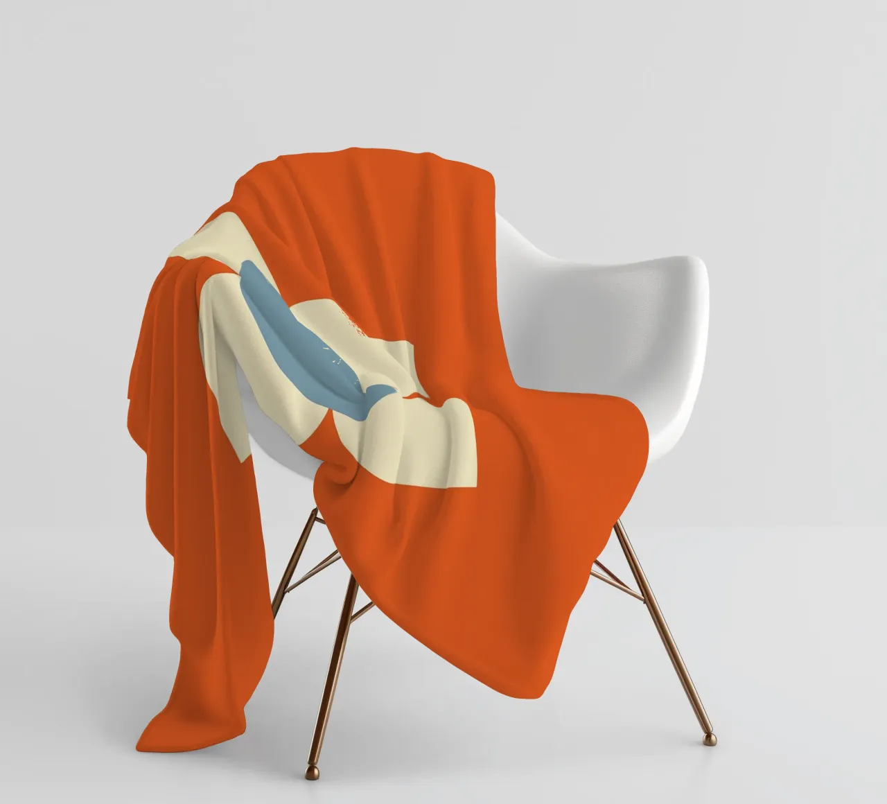 Retro Bloom Radiance - Floreale geometrico moderno di metà secolo coperta in pile da susanacosta