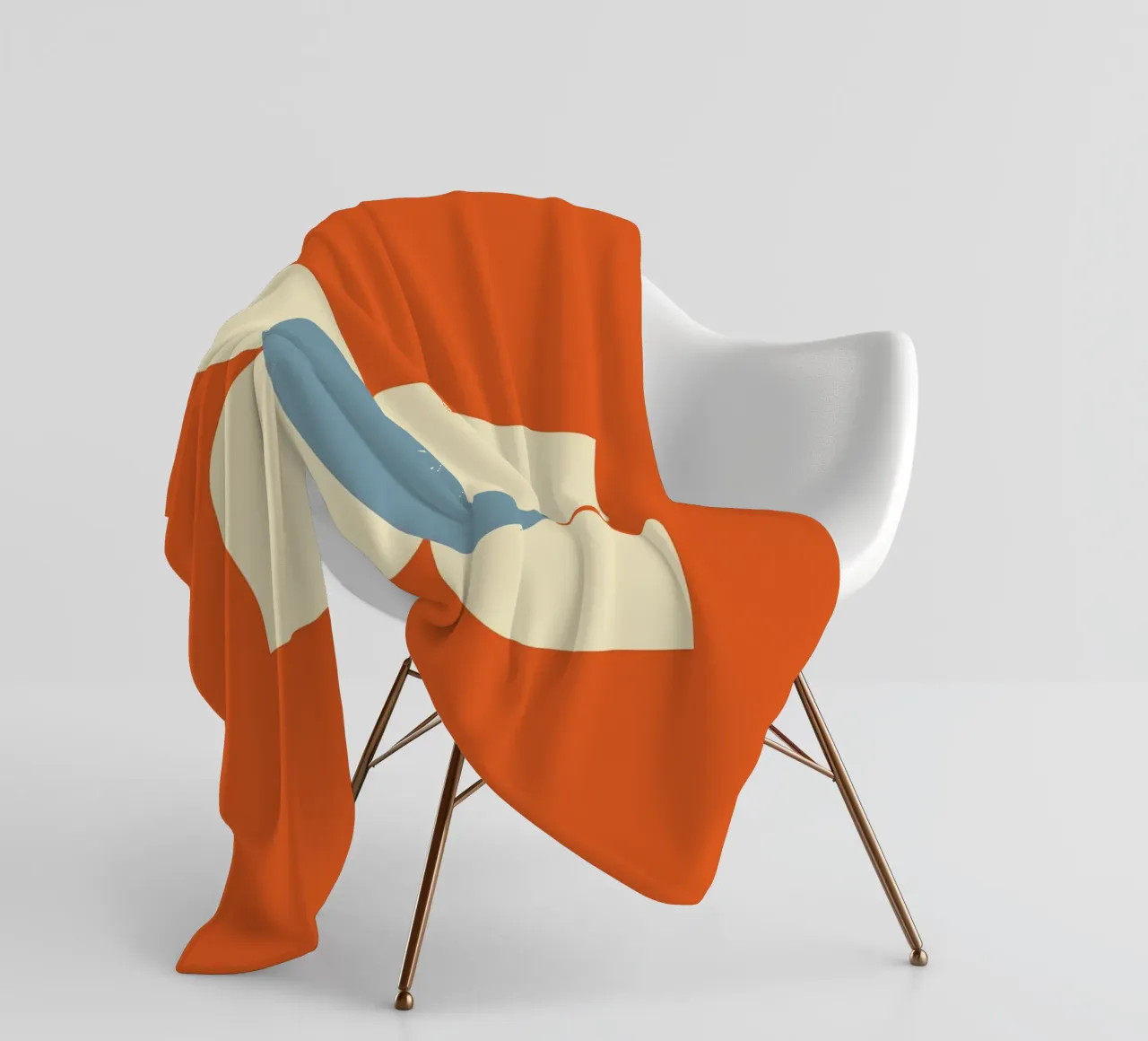 Retro Bloom Radiance - Floreale geometrico moderno di metà secolo coperta in pile da susanacosta