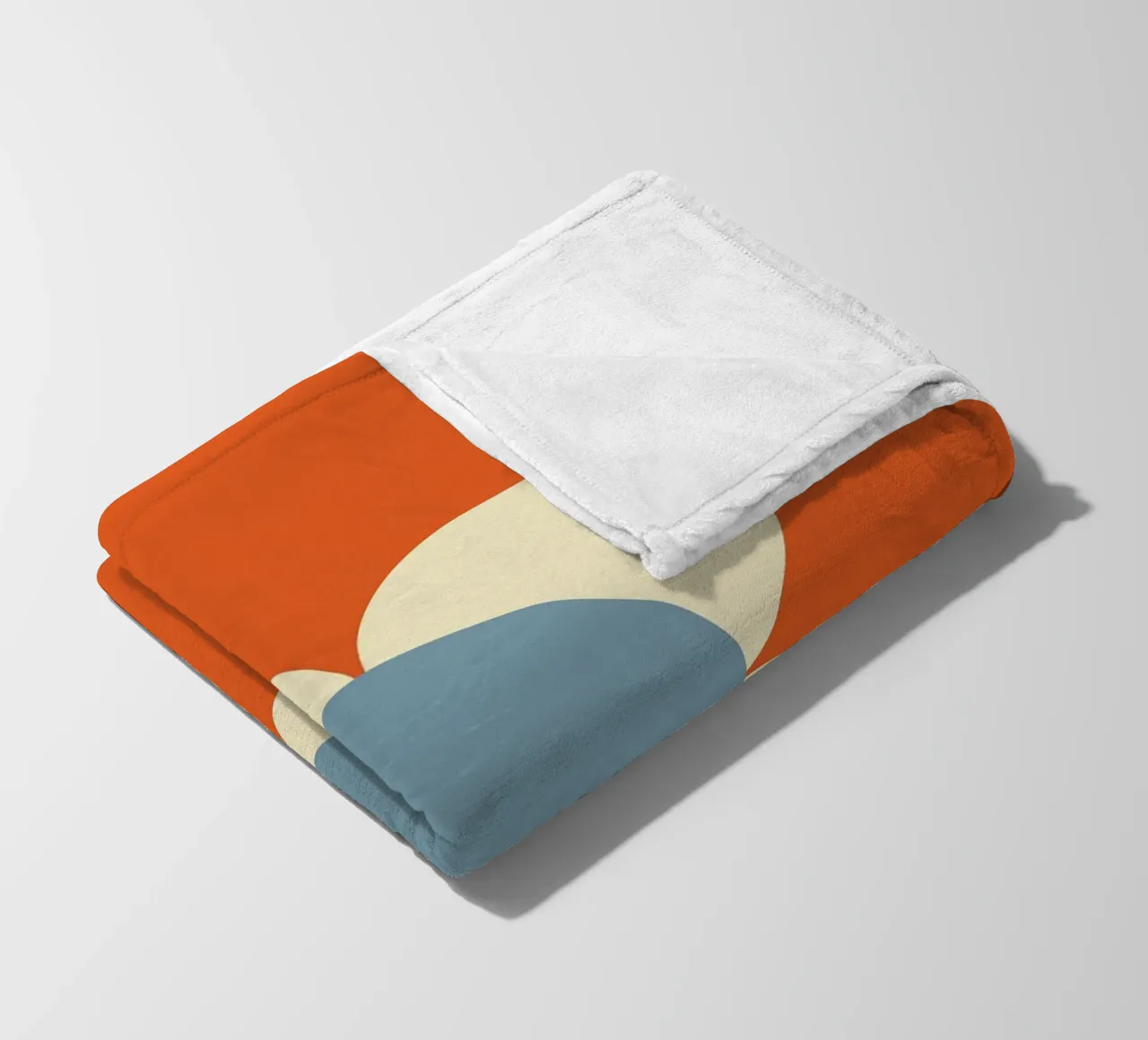 Retro Bloom Radiance - Floreale geometrico moderno di metà secolo coperta in pile da susanacosta