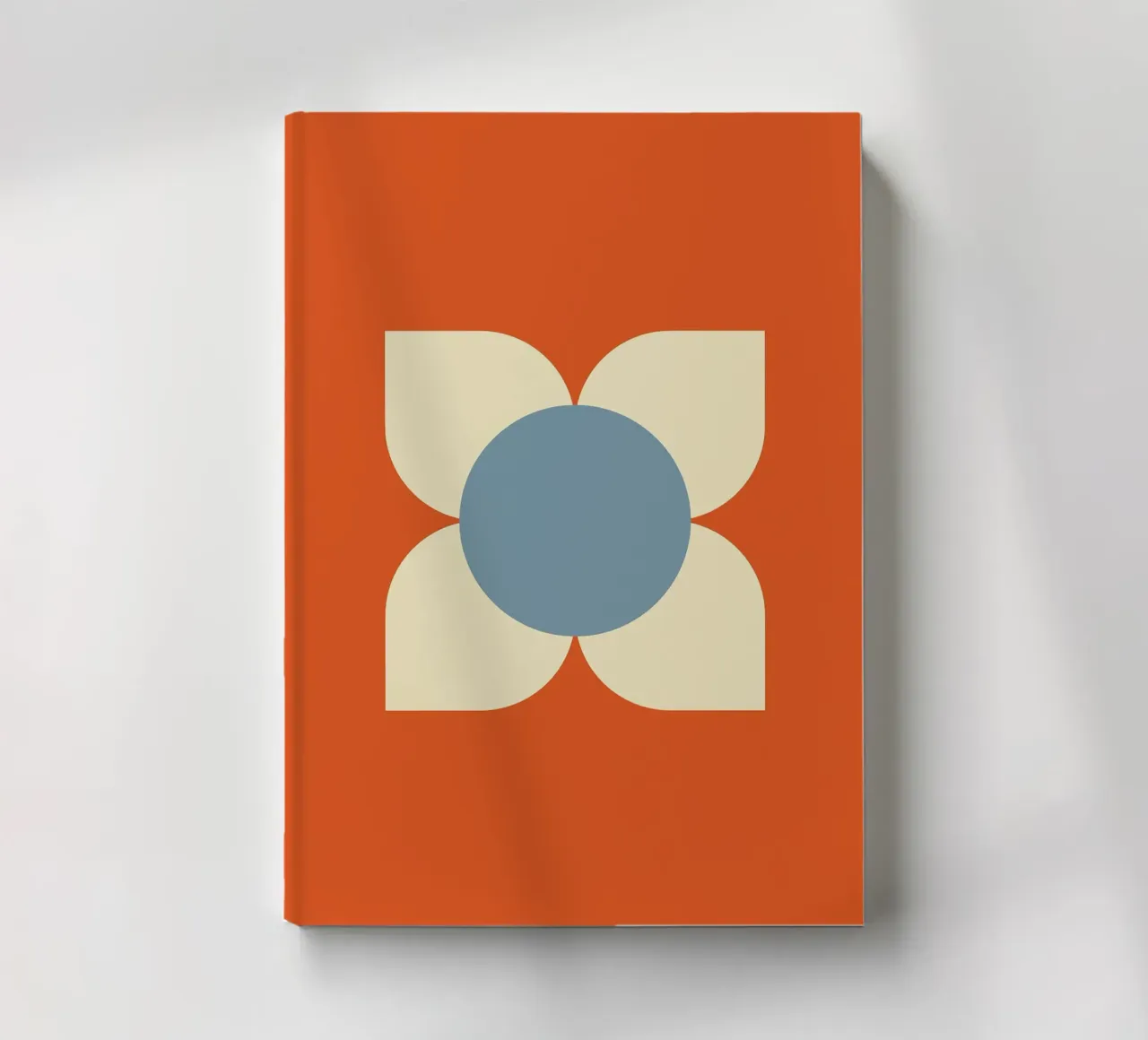 Retro Bloom Radiance - Mid Century Modern Geometric Floral notebook by susanacosta