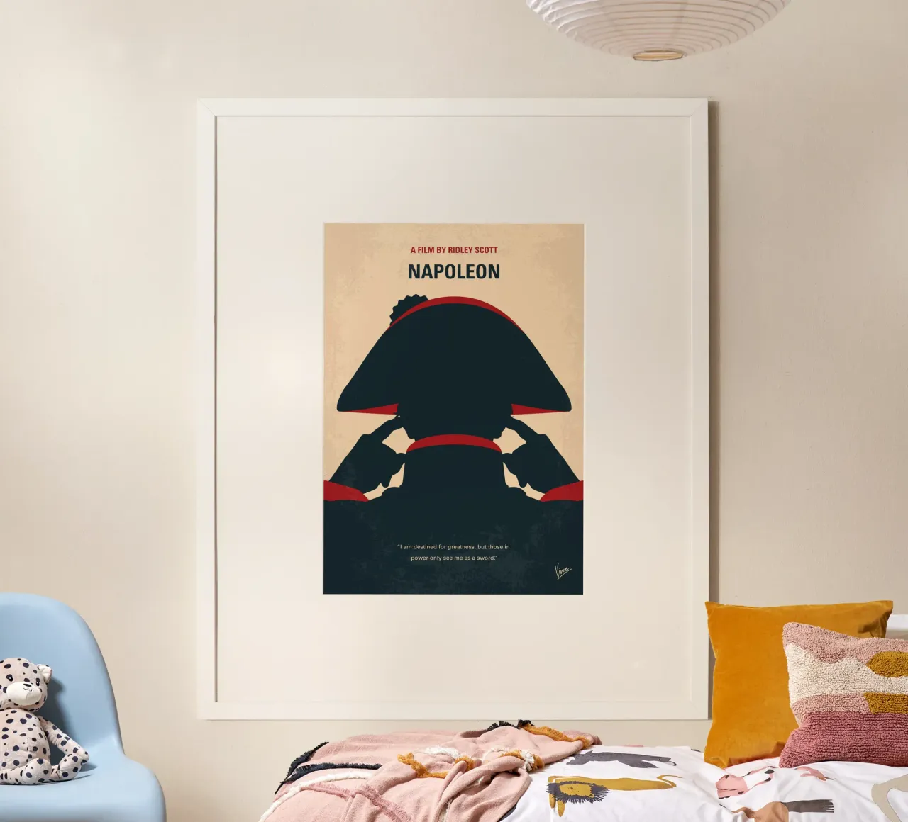 No1472 My Napoleon minimal movie poster poster con telaio in plastica da Chungkong