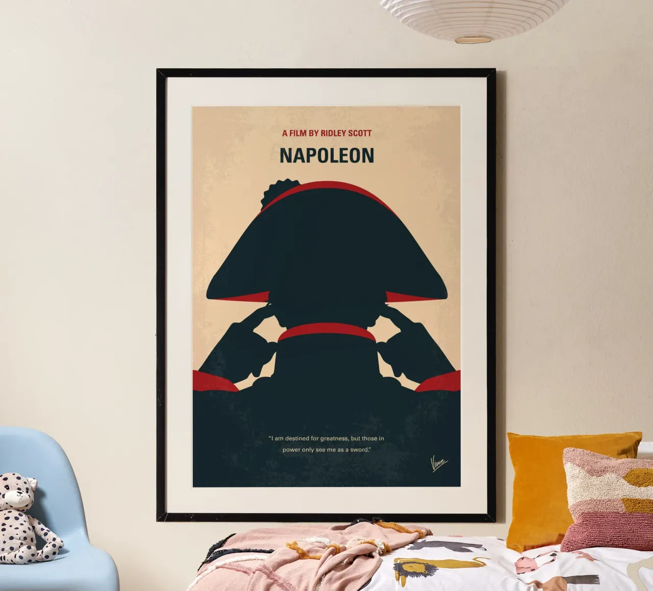No1472 My Napoleon minimal movie poster poster con telaio in plastica da Chungkong