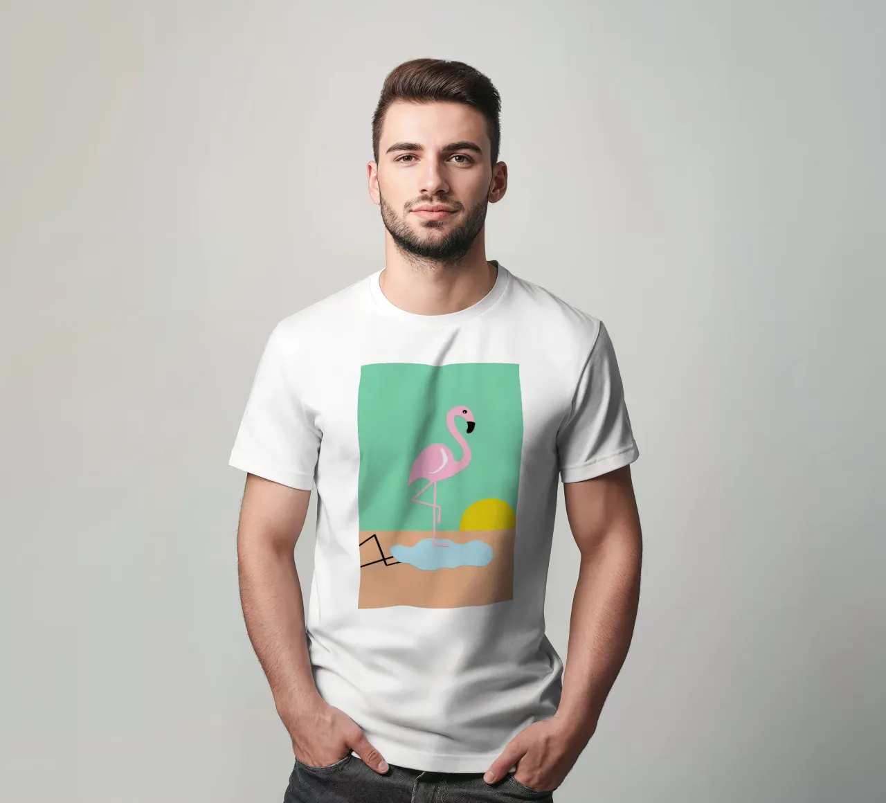 Flamingo Herbert t-shirt da Rosi Feist
