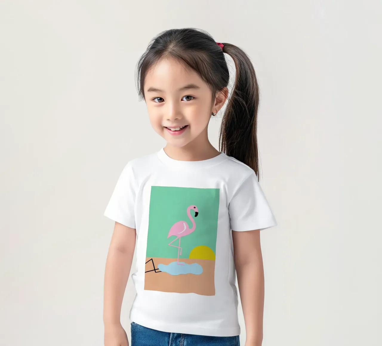 Flamingo Herbert t-shirt enfant de Rosi Feist