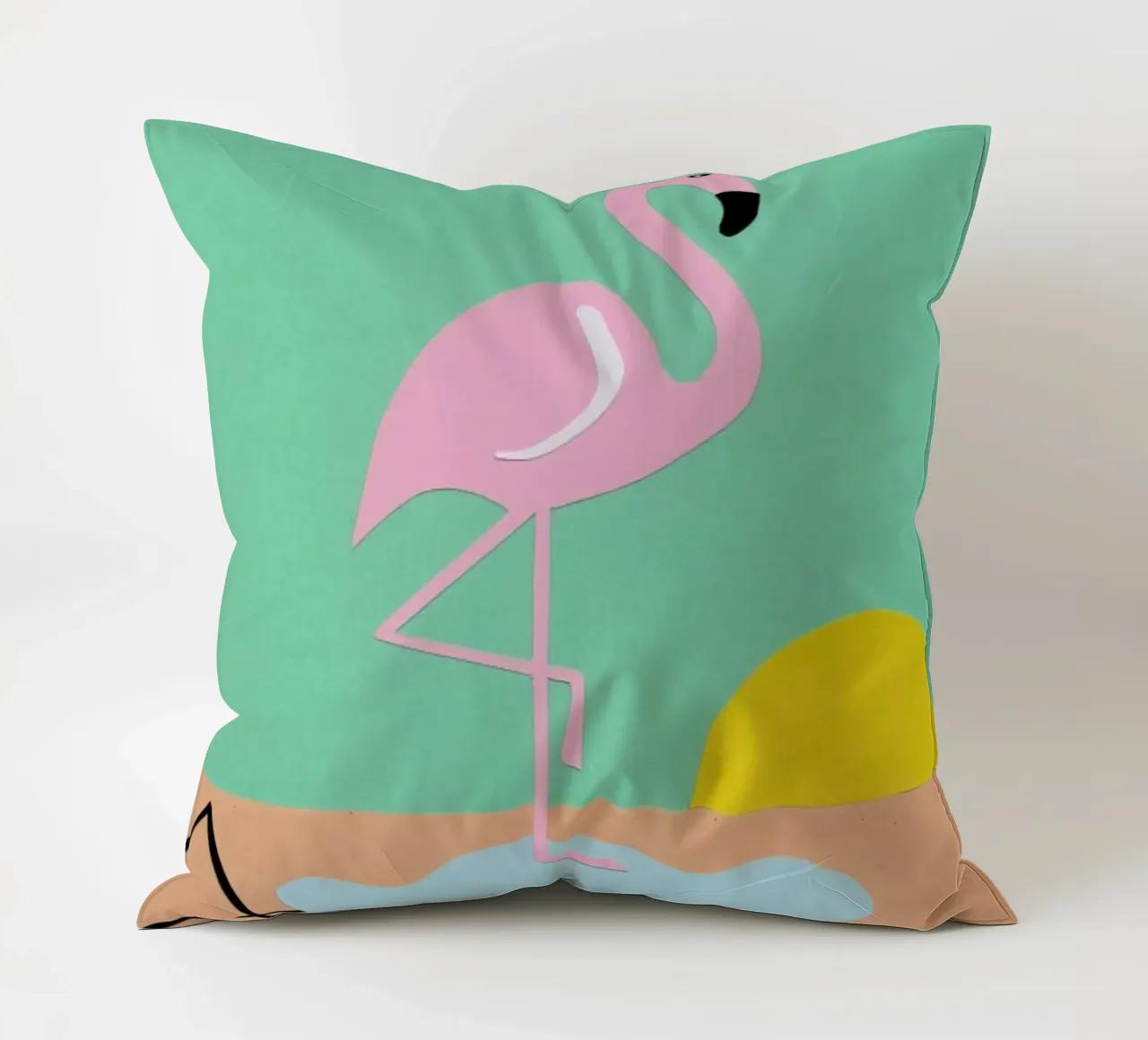 Flamingo Herbert cuscino da Rosi Feist