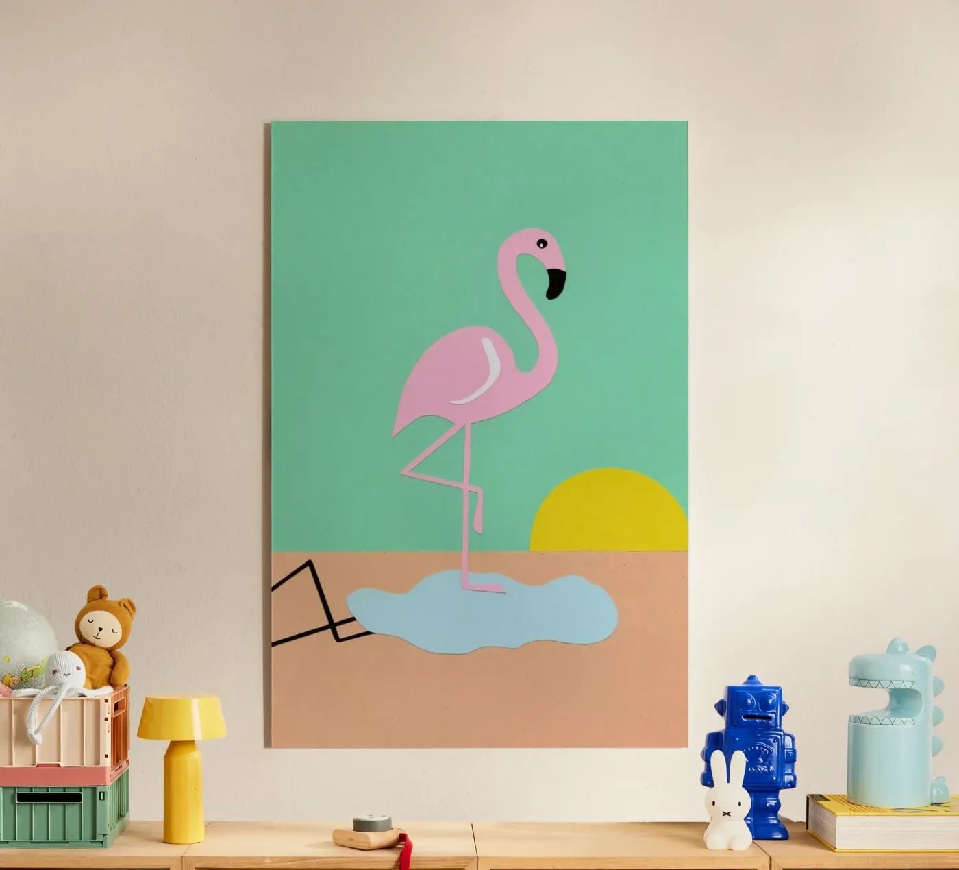 Flamingo Herbert plexiglass da Rosi Feist