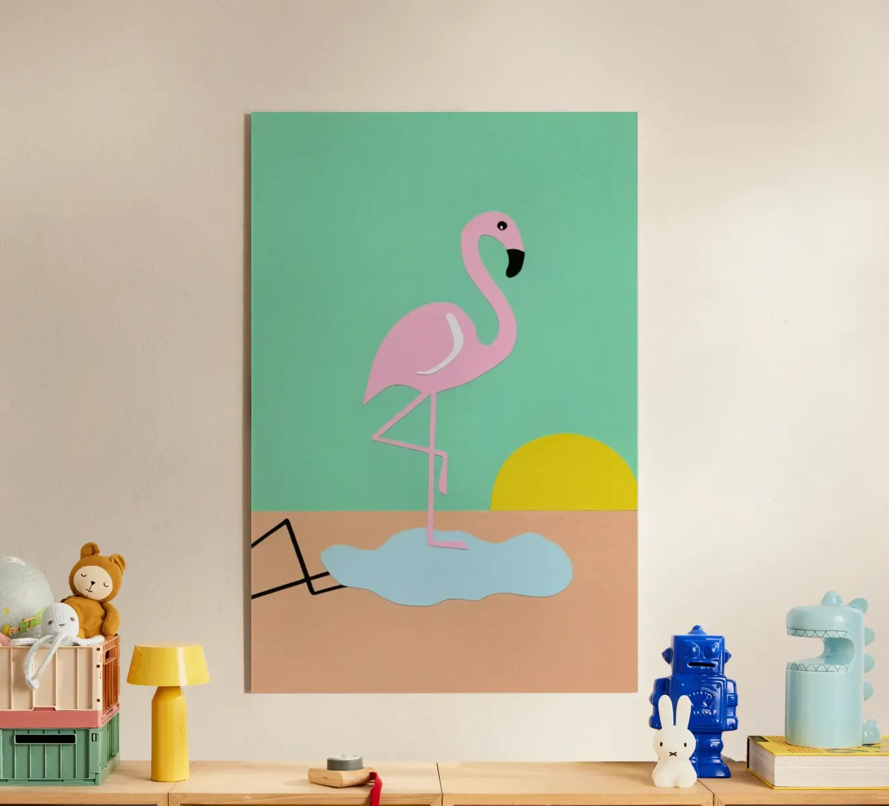Flamingo Herbert plexiglass da Rosi Feist