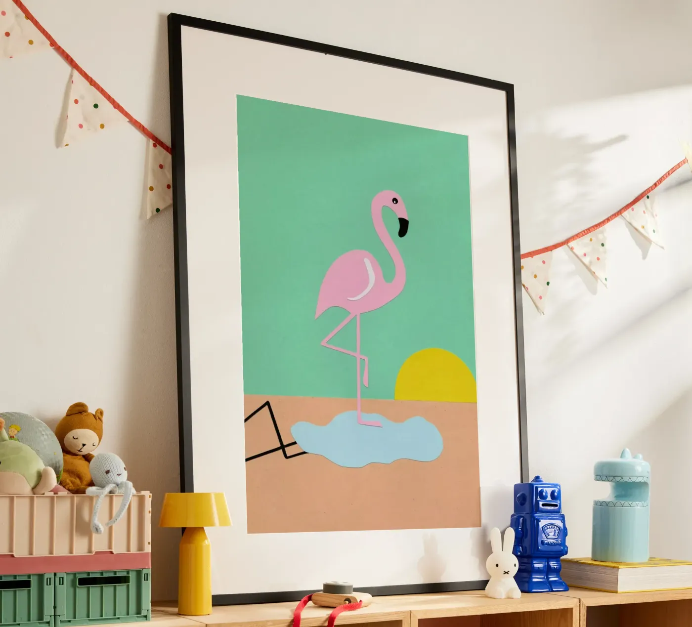 Flamingo Herbert poster da Rosi Feist