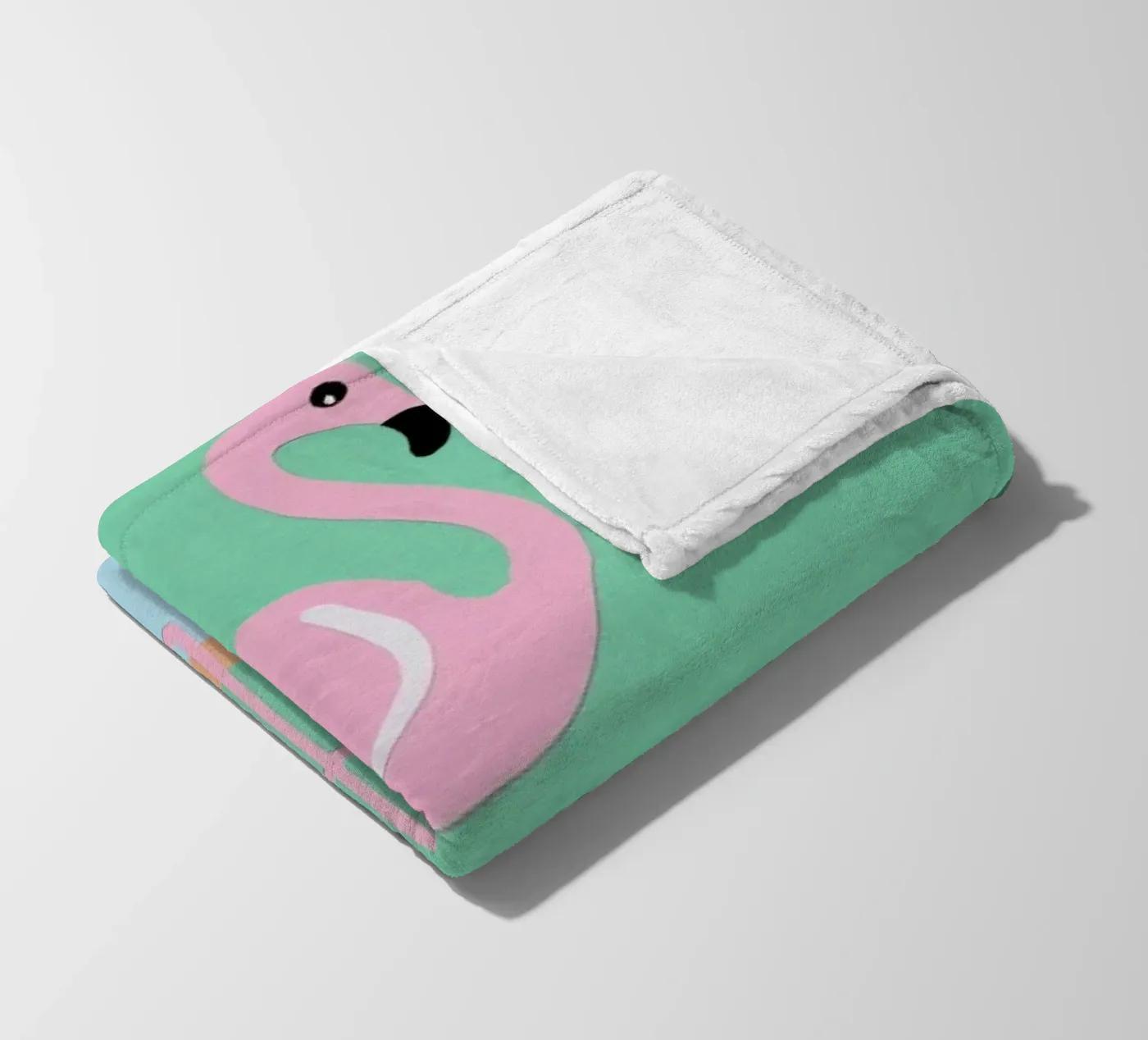 Flamingo Herbert Fleecedecke von Rosi Feist