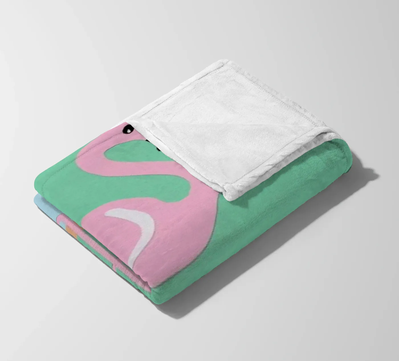 Flamingo Herbert Fleecedecke von Rosi Feist