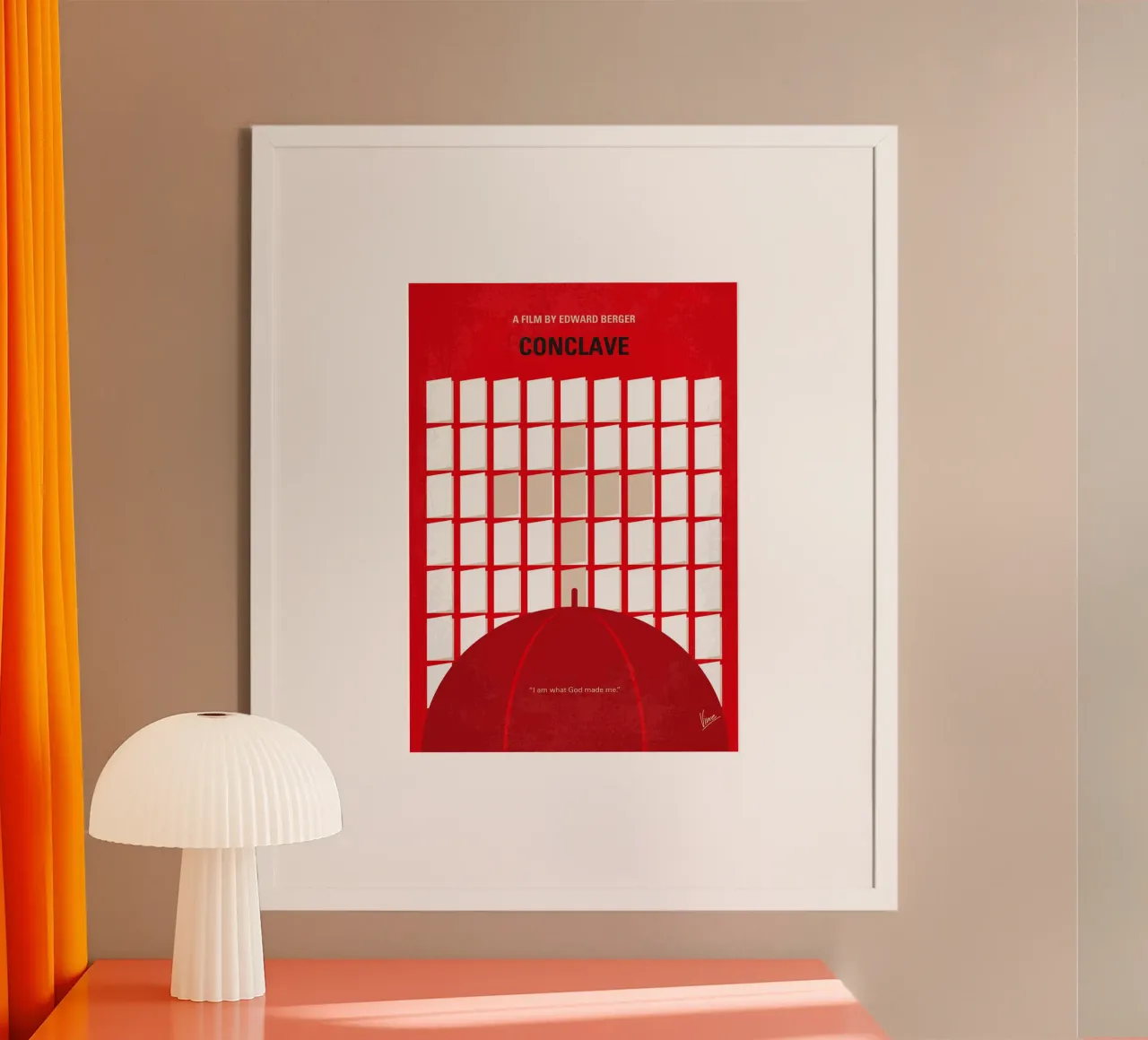 No1477 My Conclave minimal movie poster poster da Chungkong