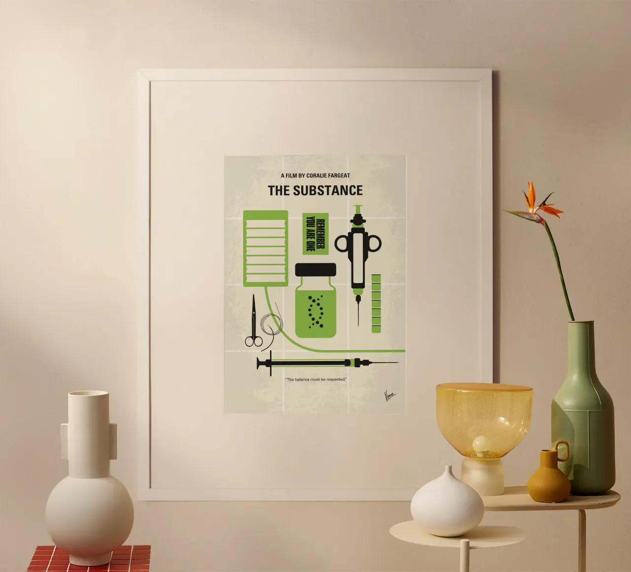 No1478 My The Substance minimal movie poster poster da Chungkong