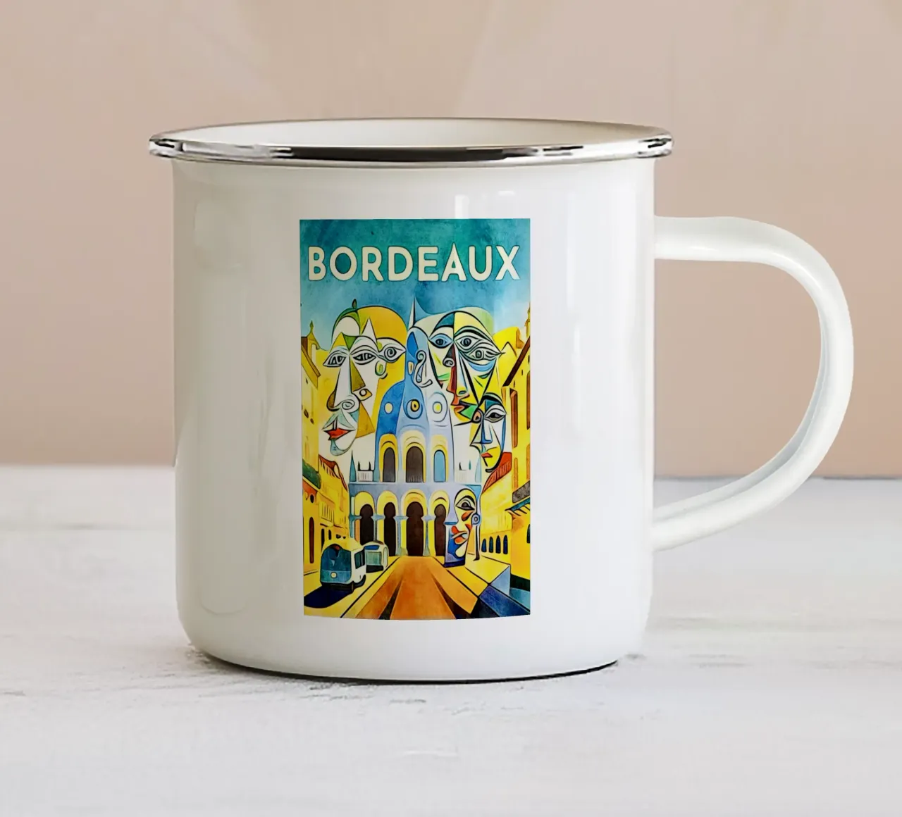 Bordeaux, Globetrotter tazza in smalto da ZAMART