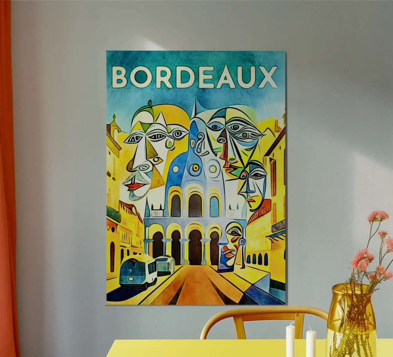 Bordeaux, Globetrotter poster con telaio in plastica da ZAMART