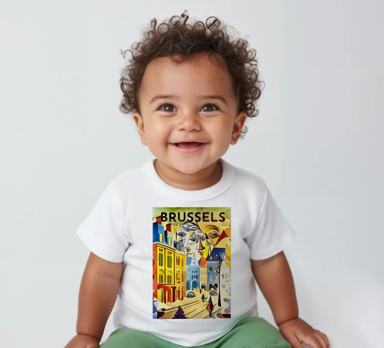 Bruxelles, Globetrotter maglietta neonato da ZAMART
