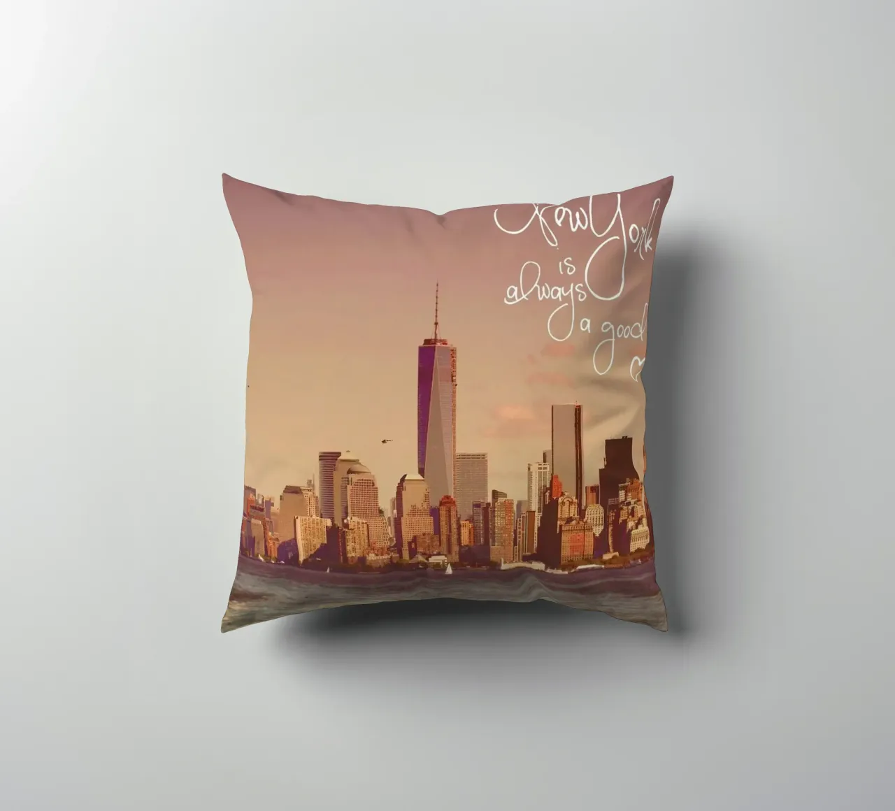 New York Is Always a Good Idea cuscino da Monika Strigel