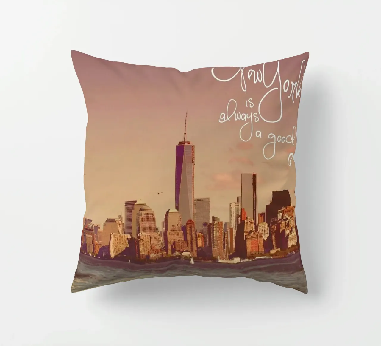 New York Is Always a Good Idea cuscino da Monika Strigel