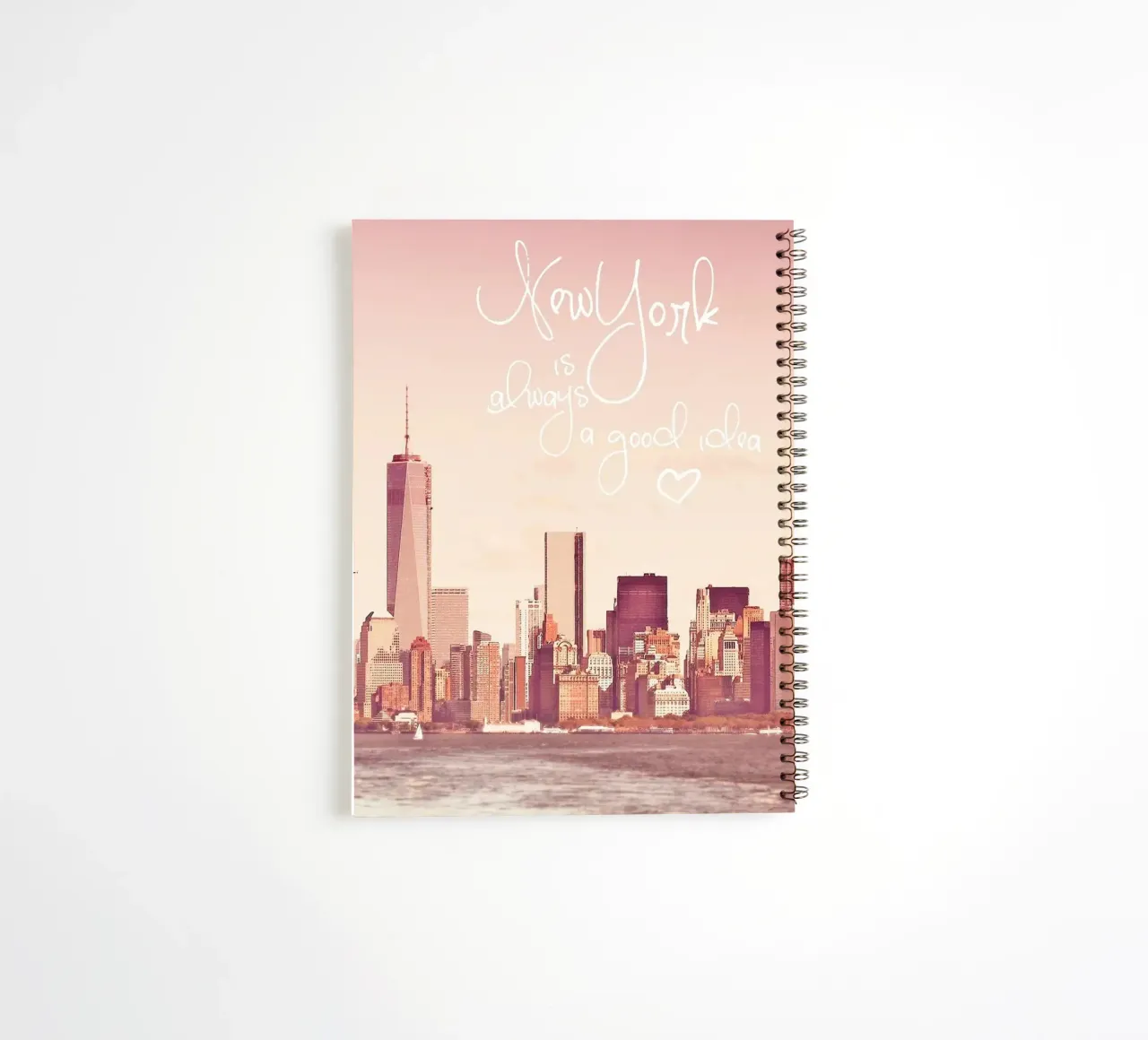 New York Is Always a Good Idea spiral notebook by Monika Strigel