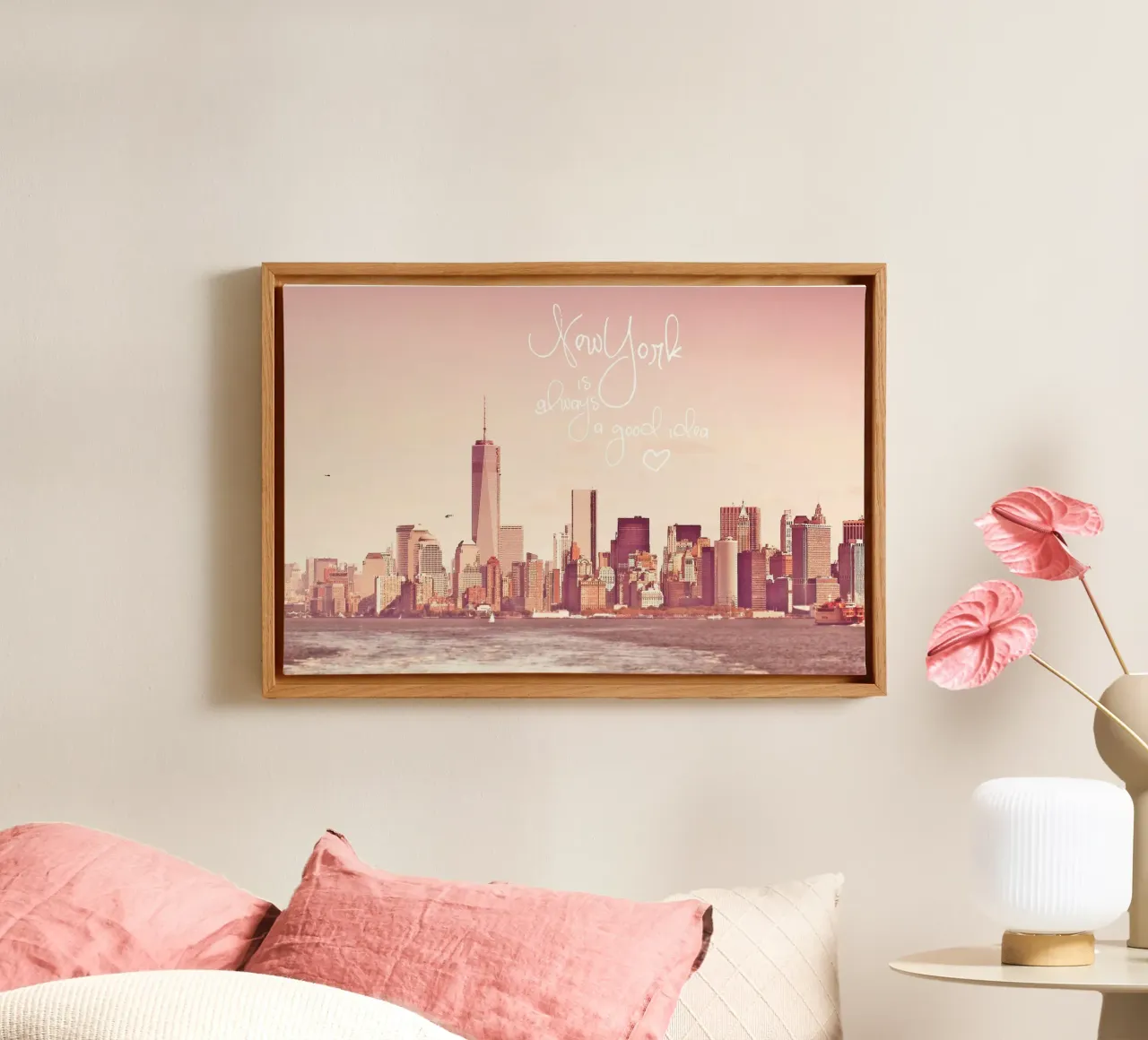 New York Is Always a Good Idea canvas by Monika Strigel
