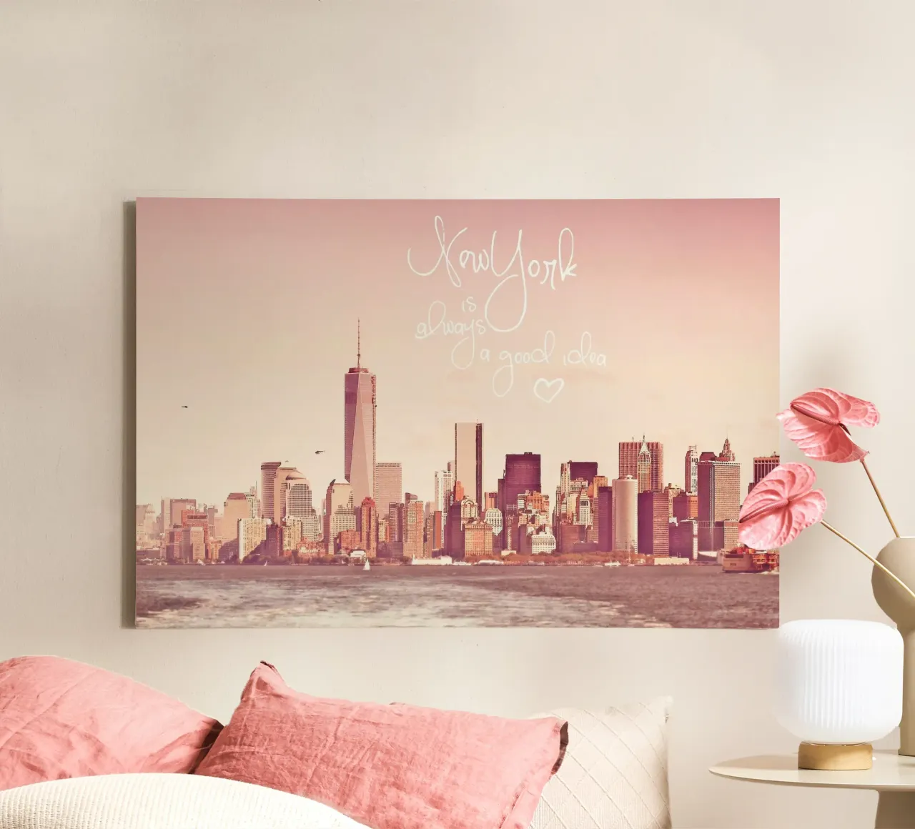 New York Is Always a Good Idea canvas by Monika Strigel